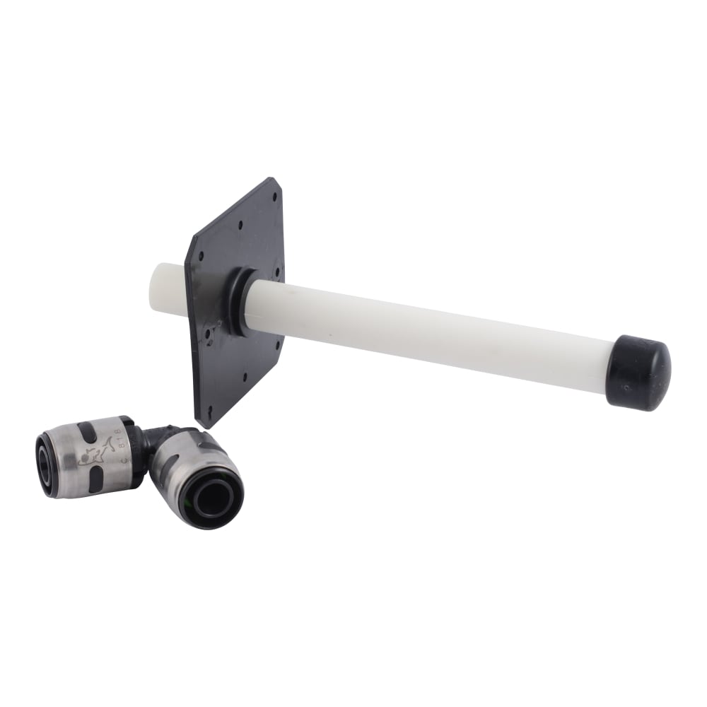SharkBite K25578WP12 EvoPEX 1/2-in Push-to-Connect 90-Degree Elbow x 6-in Length Stub Out with Bracket (12-Pack)
