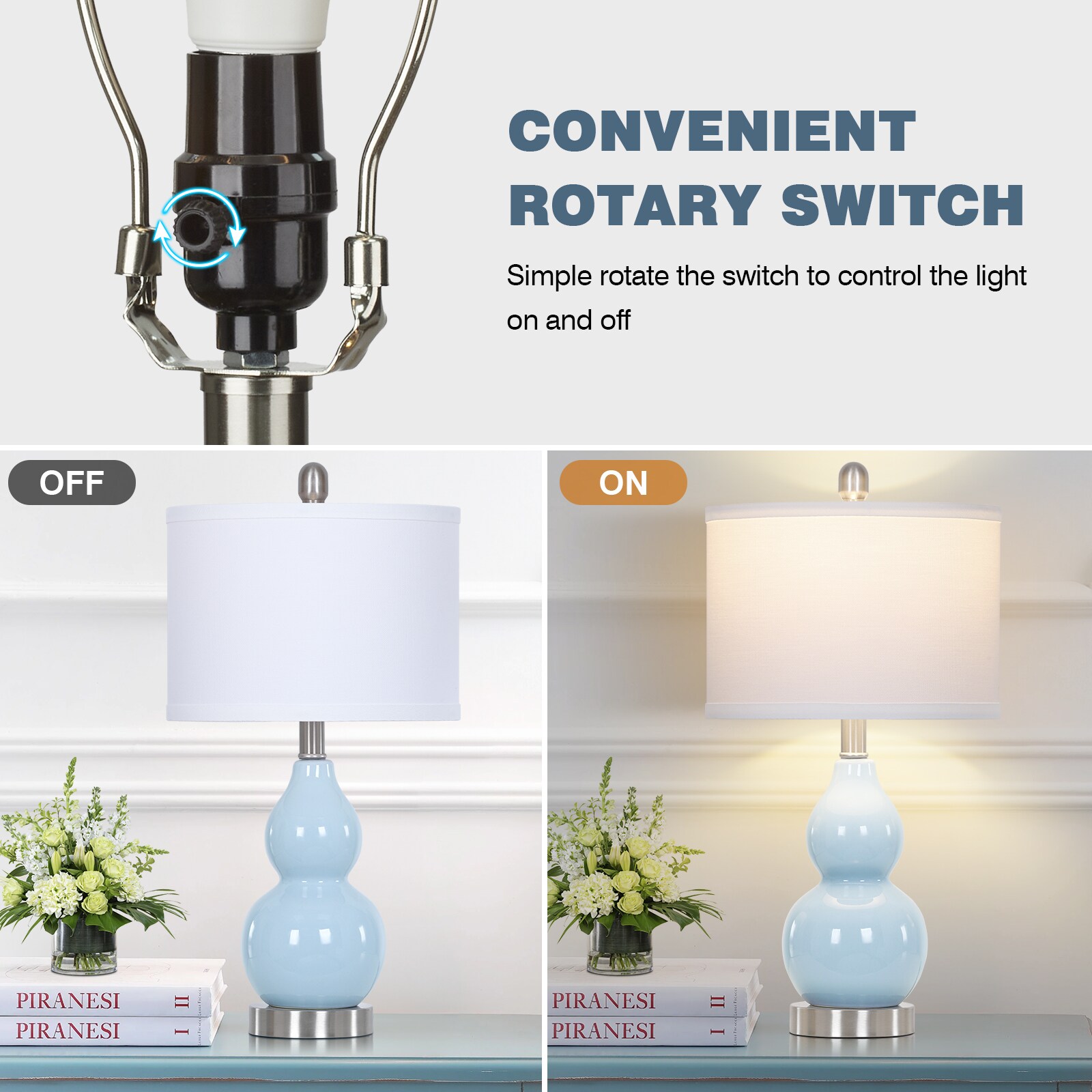 UrFurnishings TD-472 Table-Lamps - View #3