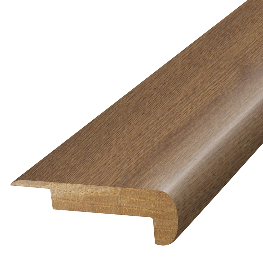 Project Source Forest Gleam Oak 3/4-in T x 2-1/4-in W x 78.7-in L Prefinished Laminate wood Stair Nosing Floor Moulding Trim