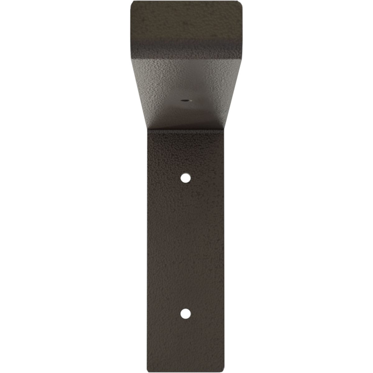 Hammered Dark Bronze Steel Truss Shelf Bracket, 7.25" x 10"