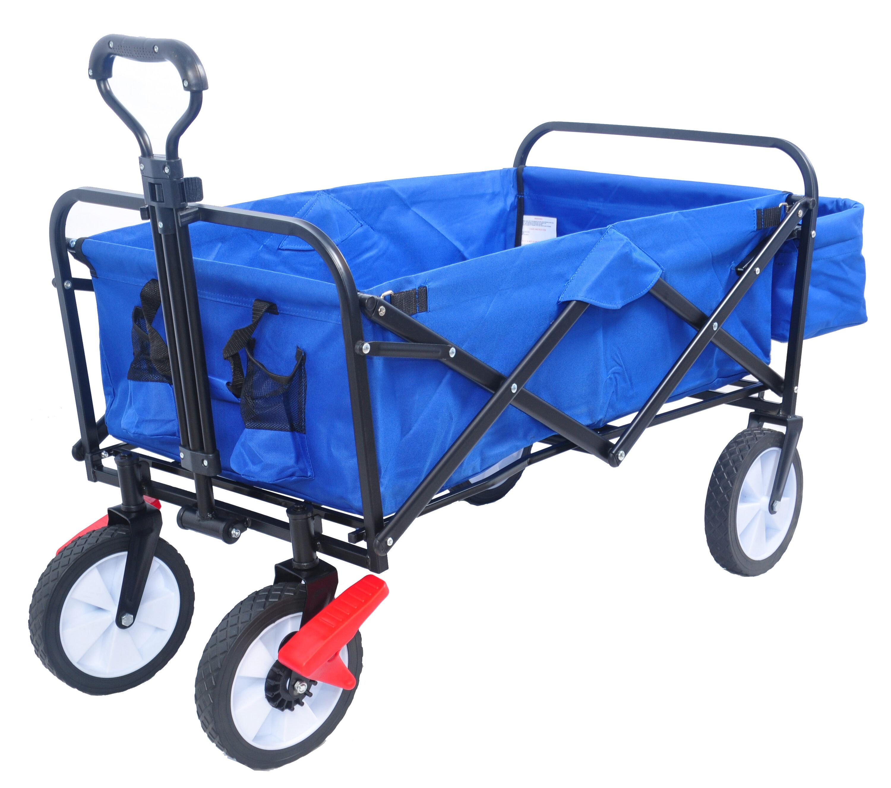 Siavonce FZ78747 Yard Carts 5-cu ft Steel Folding Yard Cart