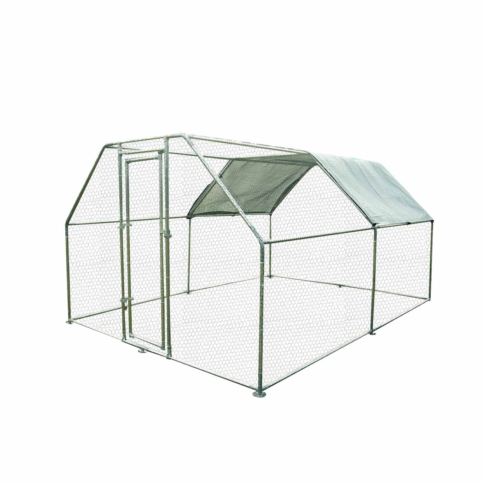 Maocao Hoom JLS00001 Silver Metal Chicken coop