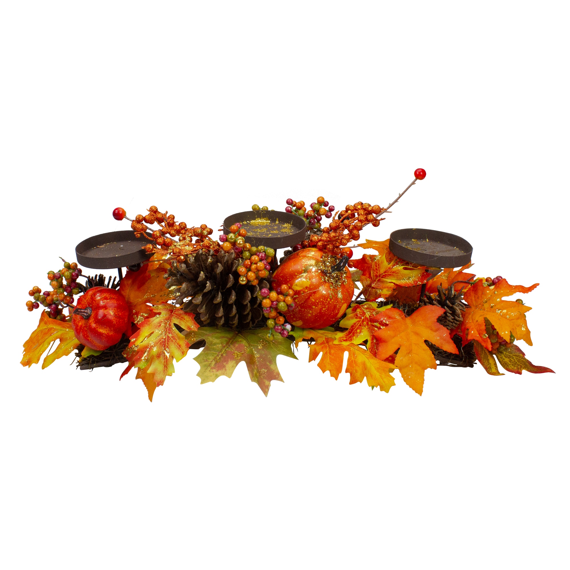 Northlight 34340454 4-in Freestanding Pumpkin Candle holder