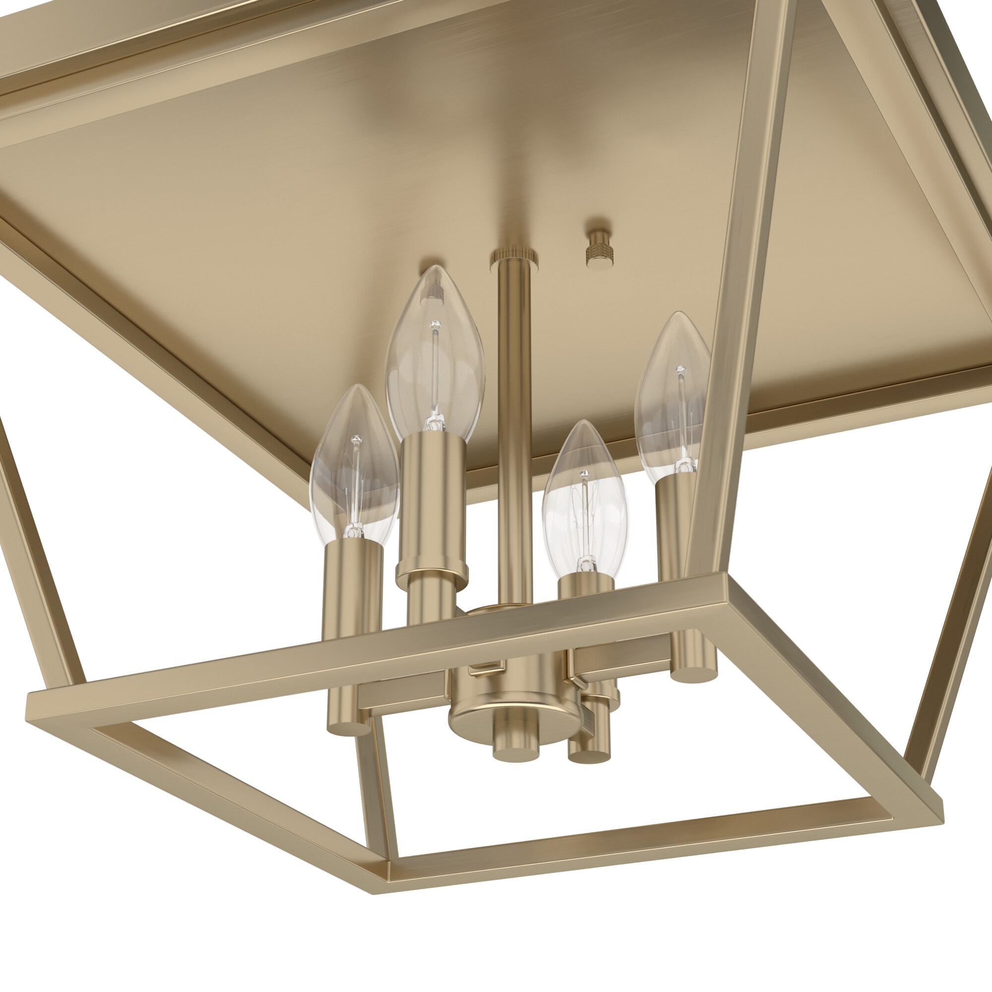 Laurel Ridge Alturas Gold 14" Modern Indoor/Outdoor Flush Mount Light