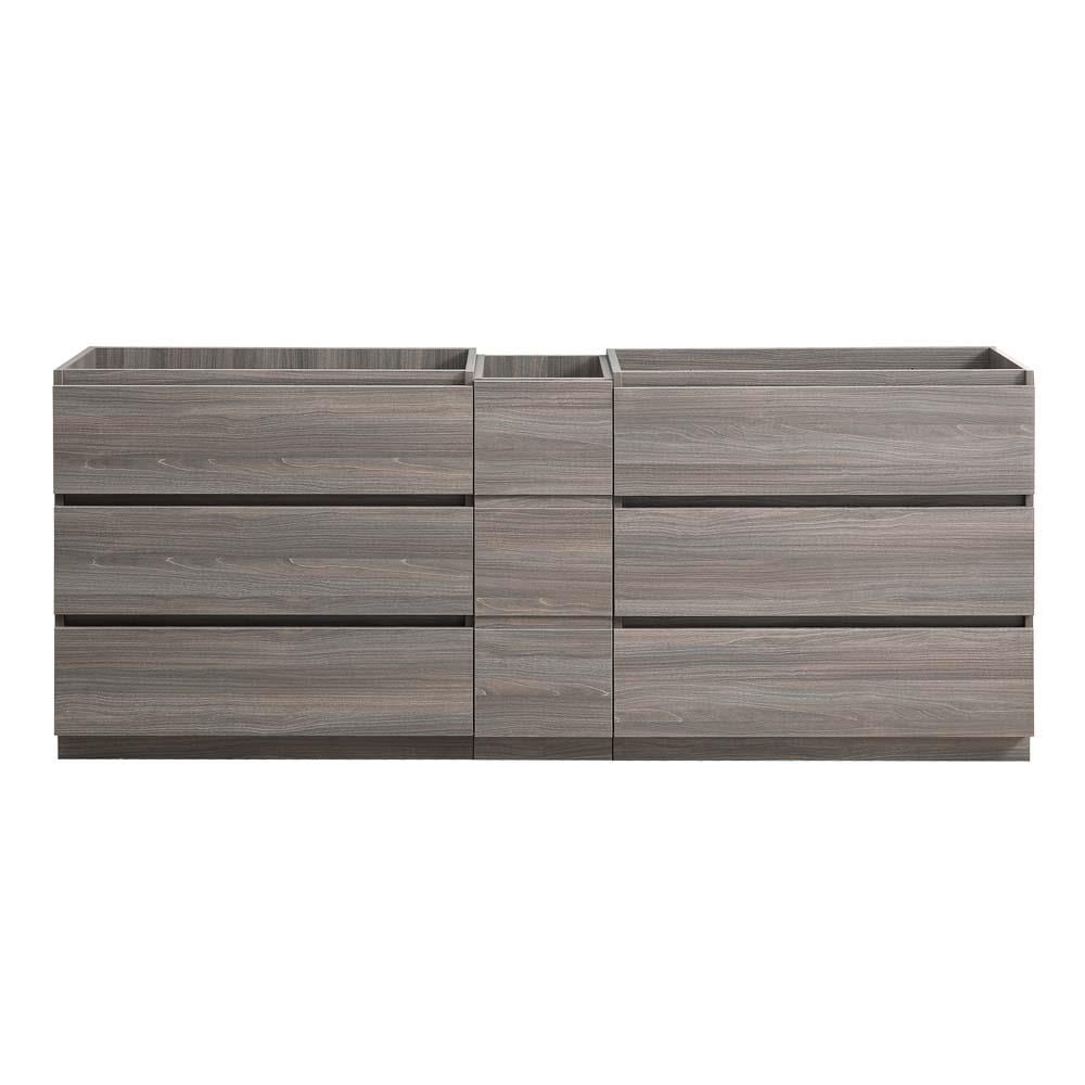 Fresca FCB93-361236MGO-D Lazzaro 84-in Gray Wood - 3 PCS