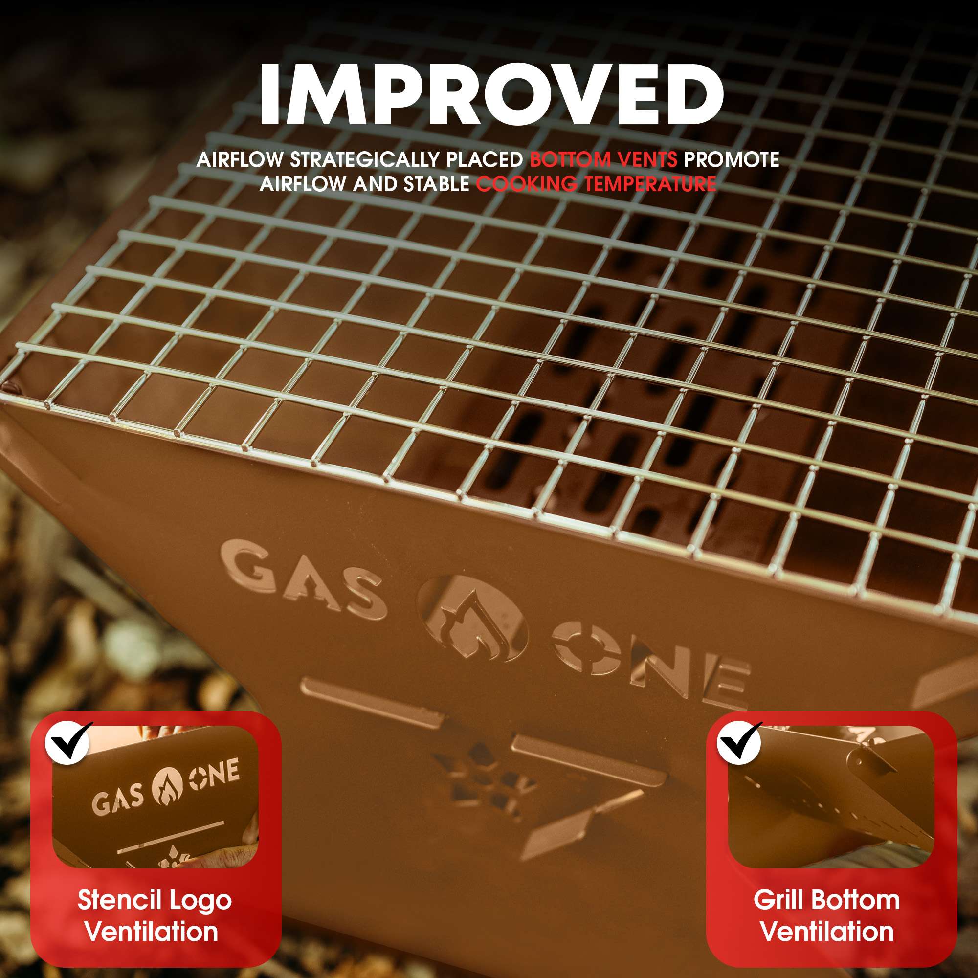 GasOne CG-15FB Charcoal-Grills - View #4