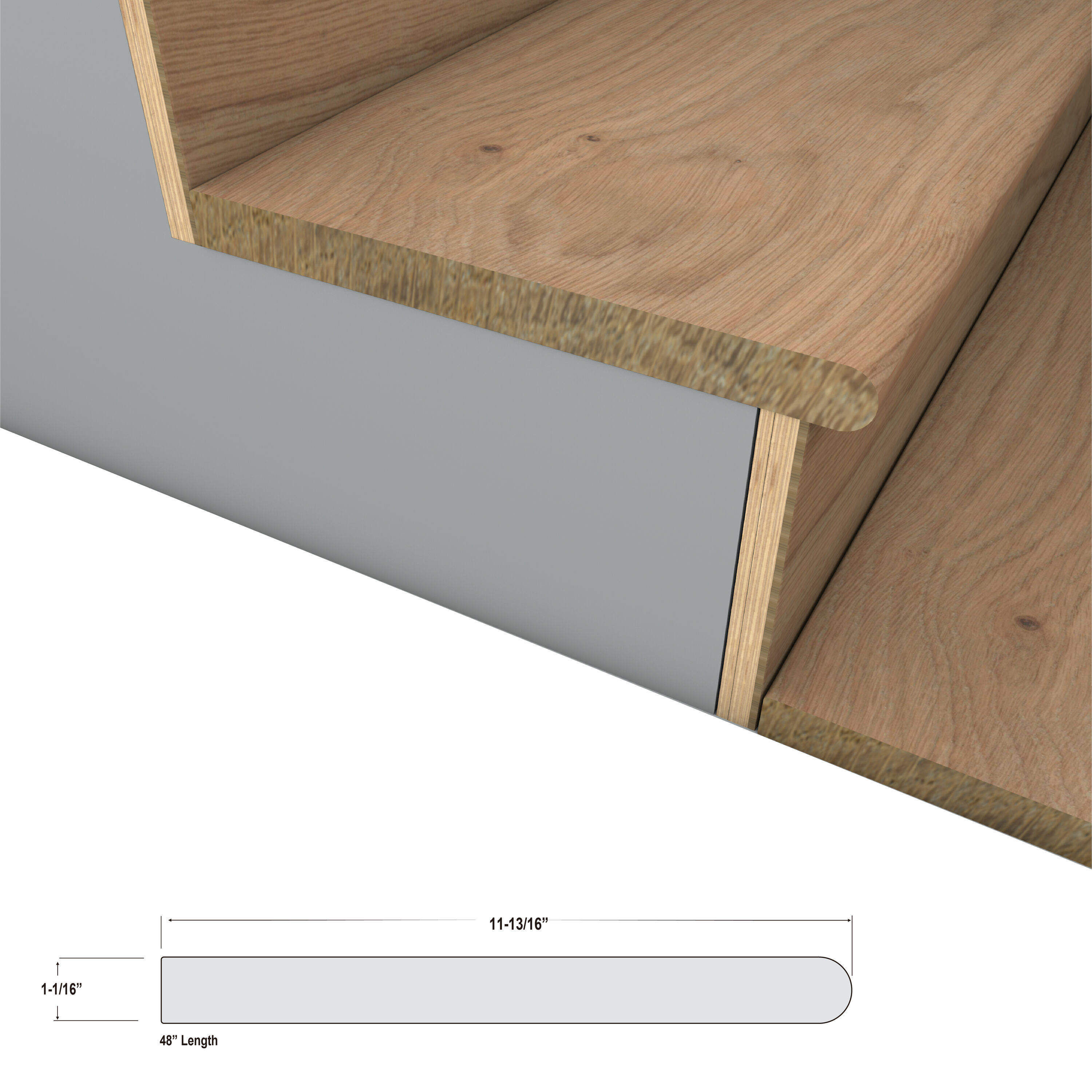 CALI 7601001017 Floor-Moulding - View #3