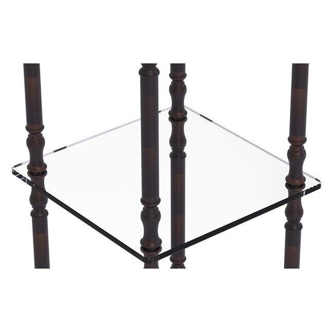 Allied Brass 14-in W x 38-in H x 14-in D Etageres Allied Brass 14-in W x 38-in H x 14-in D Etageres