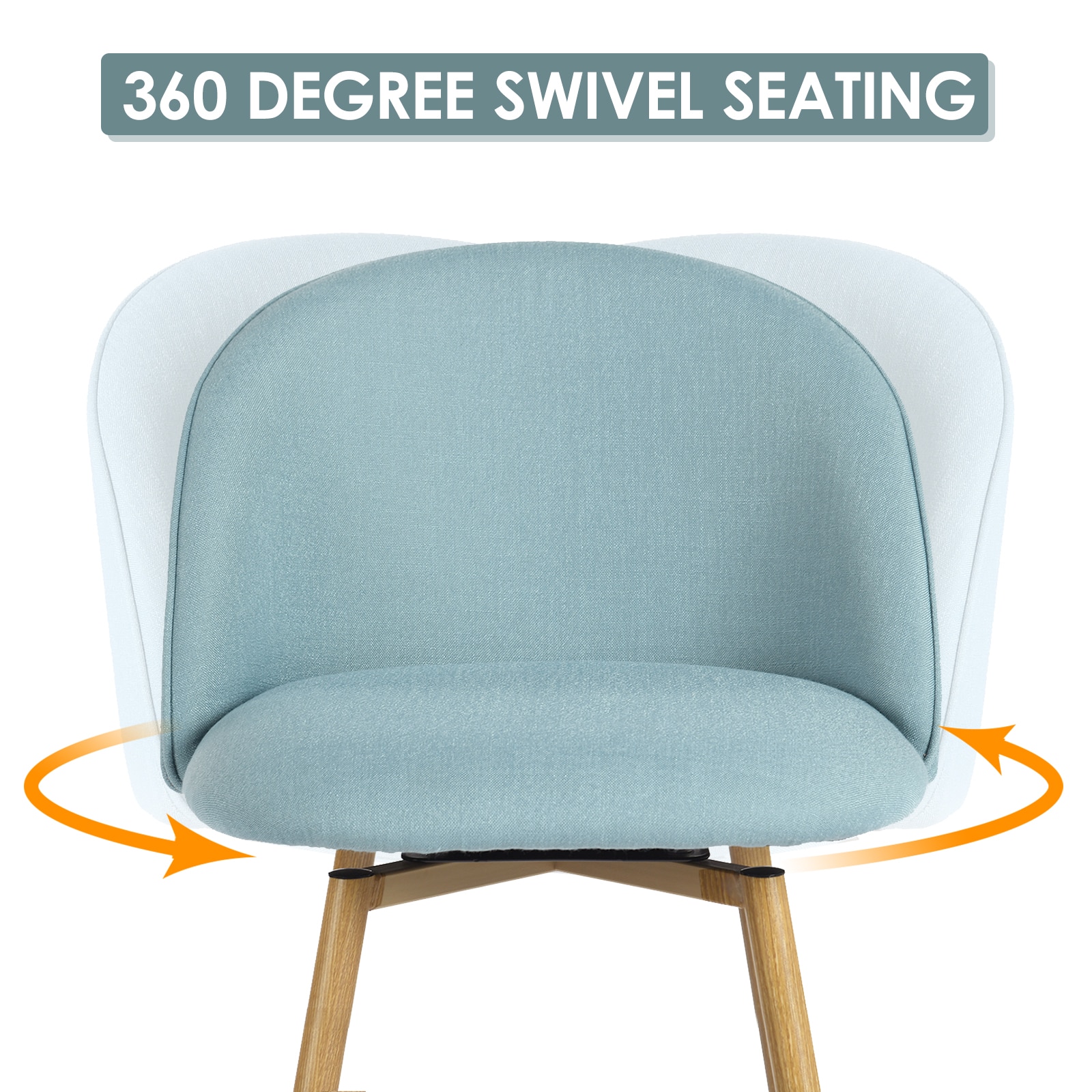 Homy Casa HASEEB BLUE 2 stools - View #7