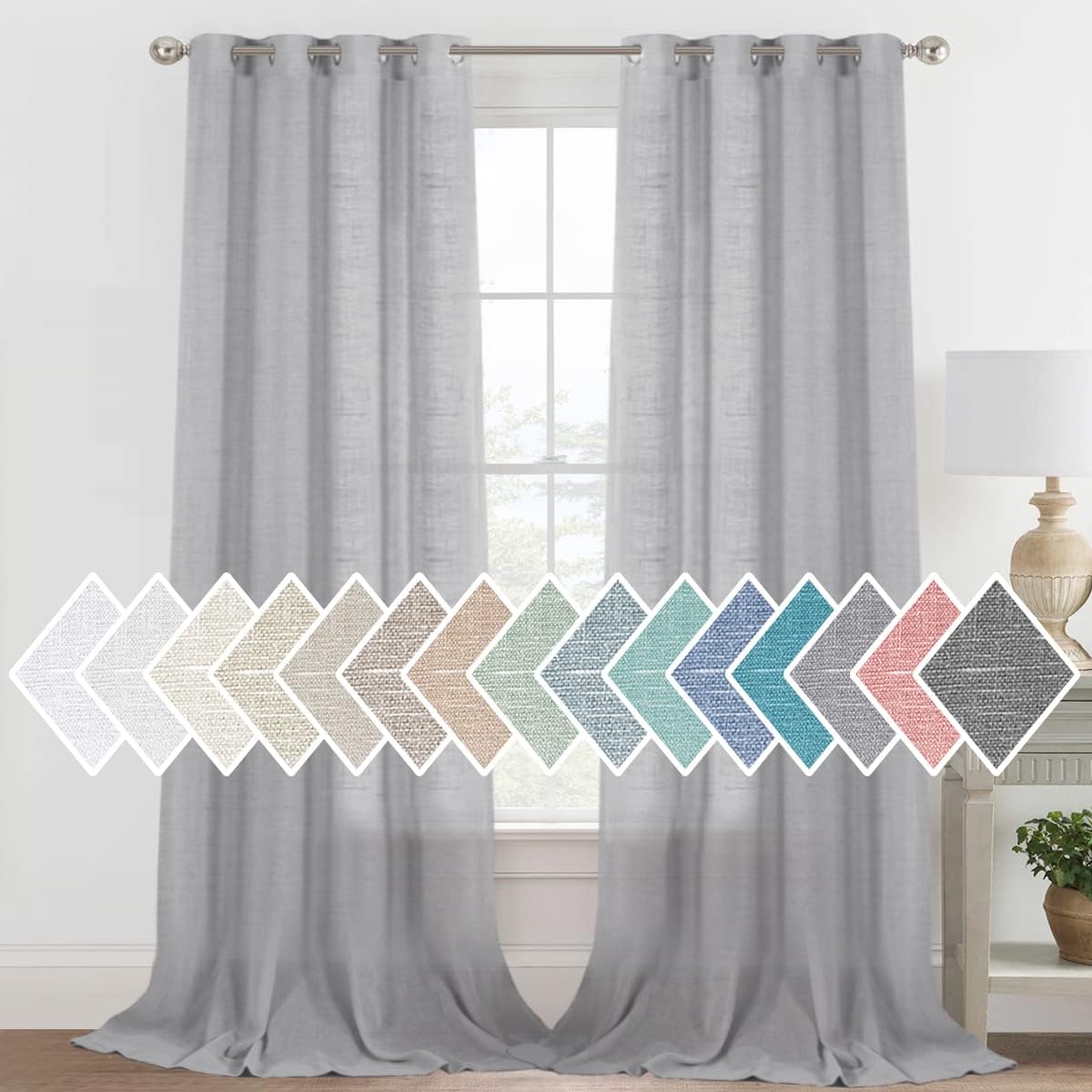 H.Versailtex YMCSTURQUOISE5284C25 curtains - View #19