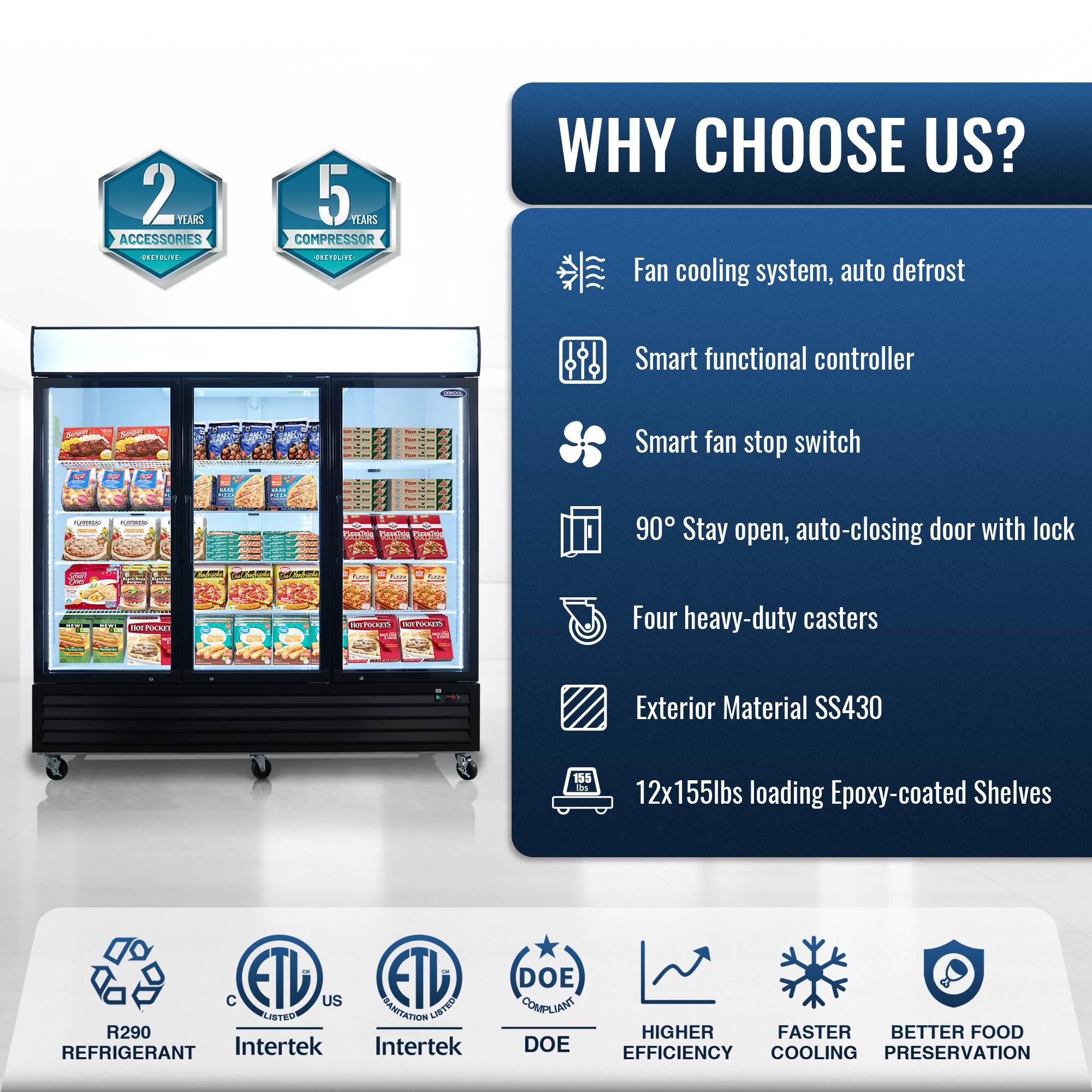 Xspracer ML-CF615 Commercial-Freezers - View #8
