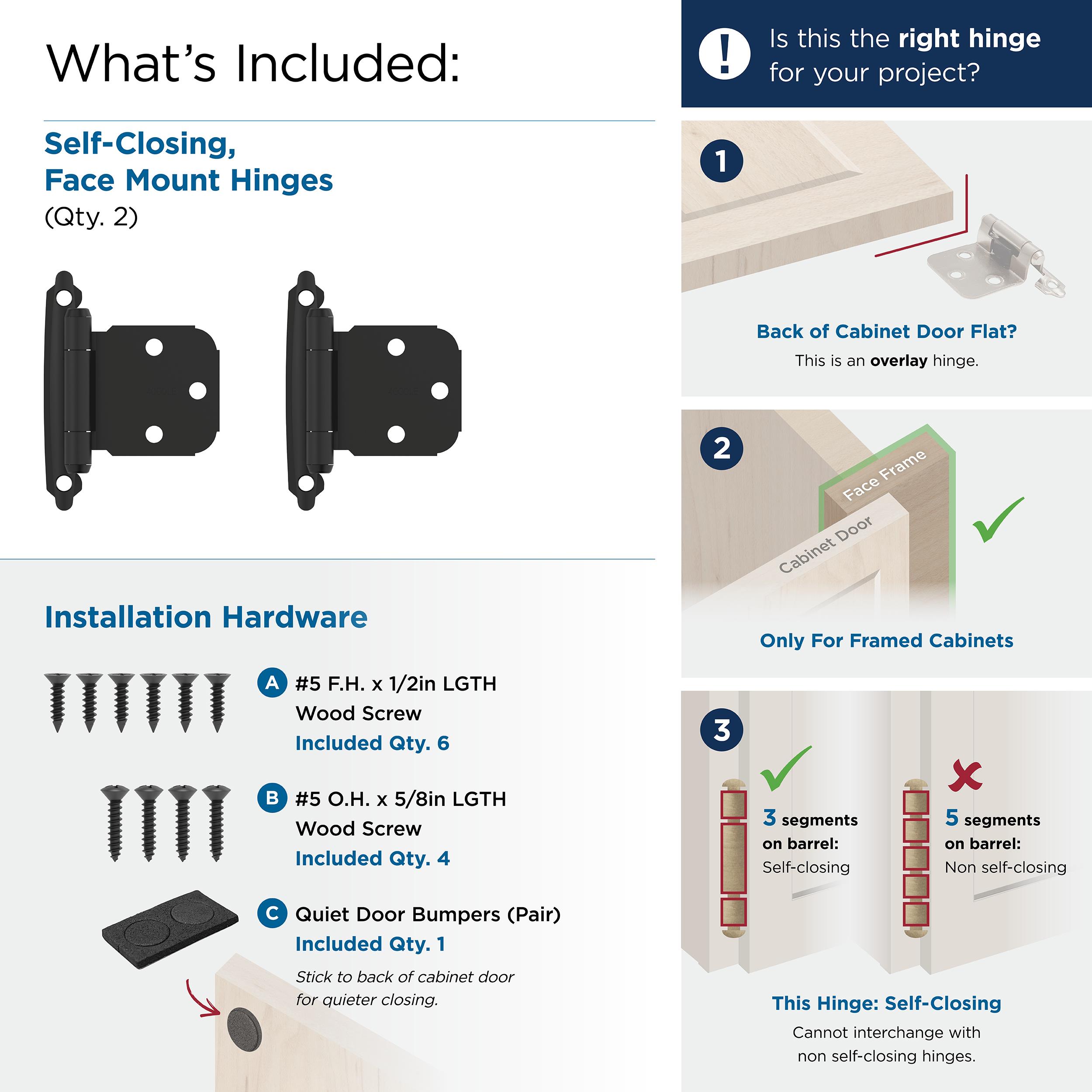Amerock BPR7629FB Cabinet-Hinges - View #4