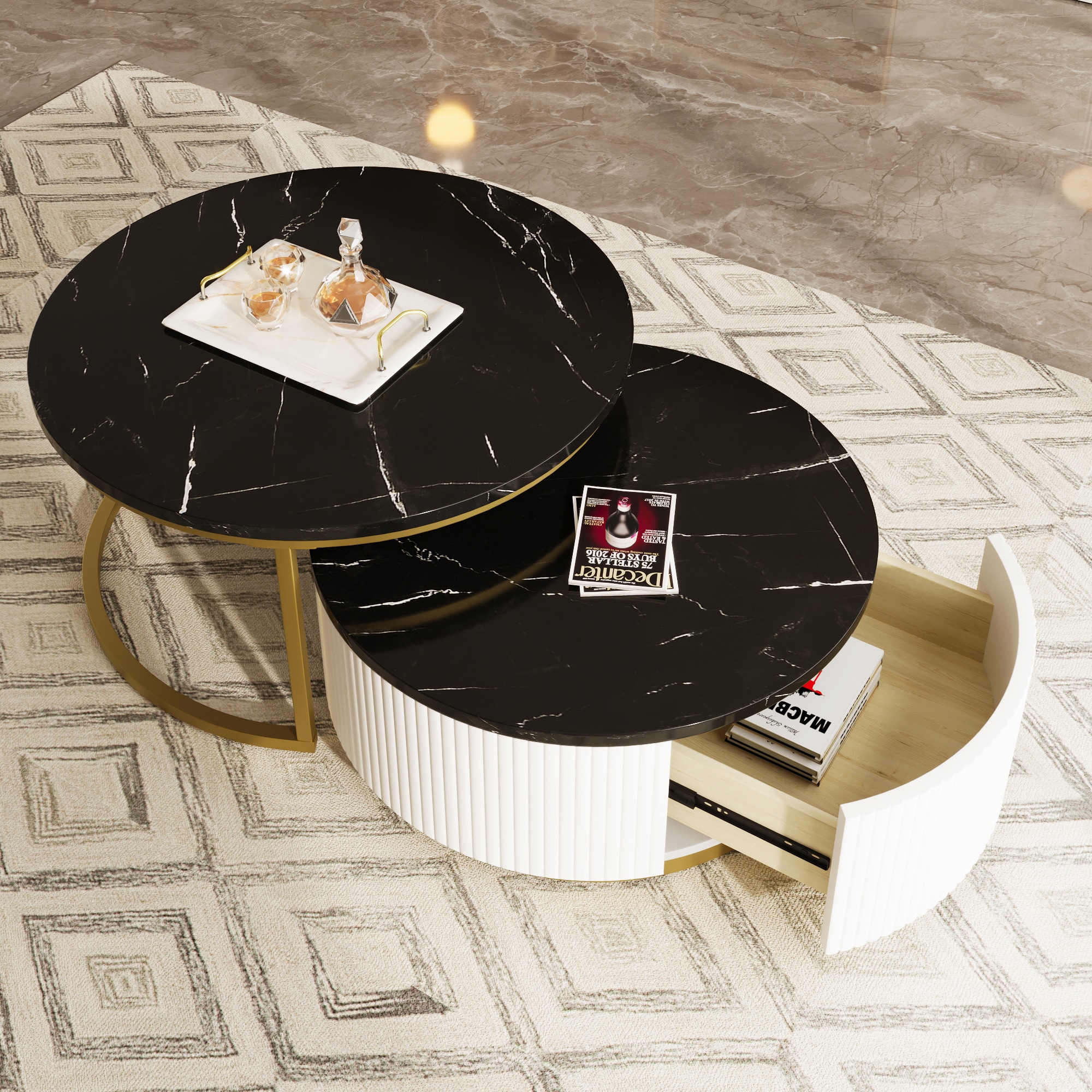 ModernLuxe L3P-CH325939AAB Coffee-Tables - View #2