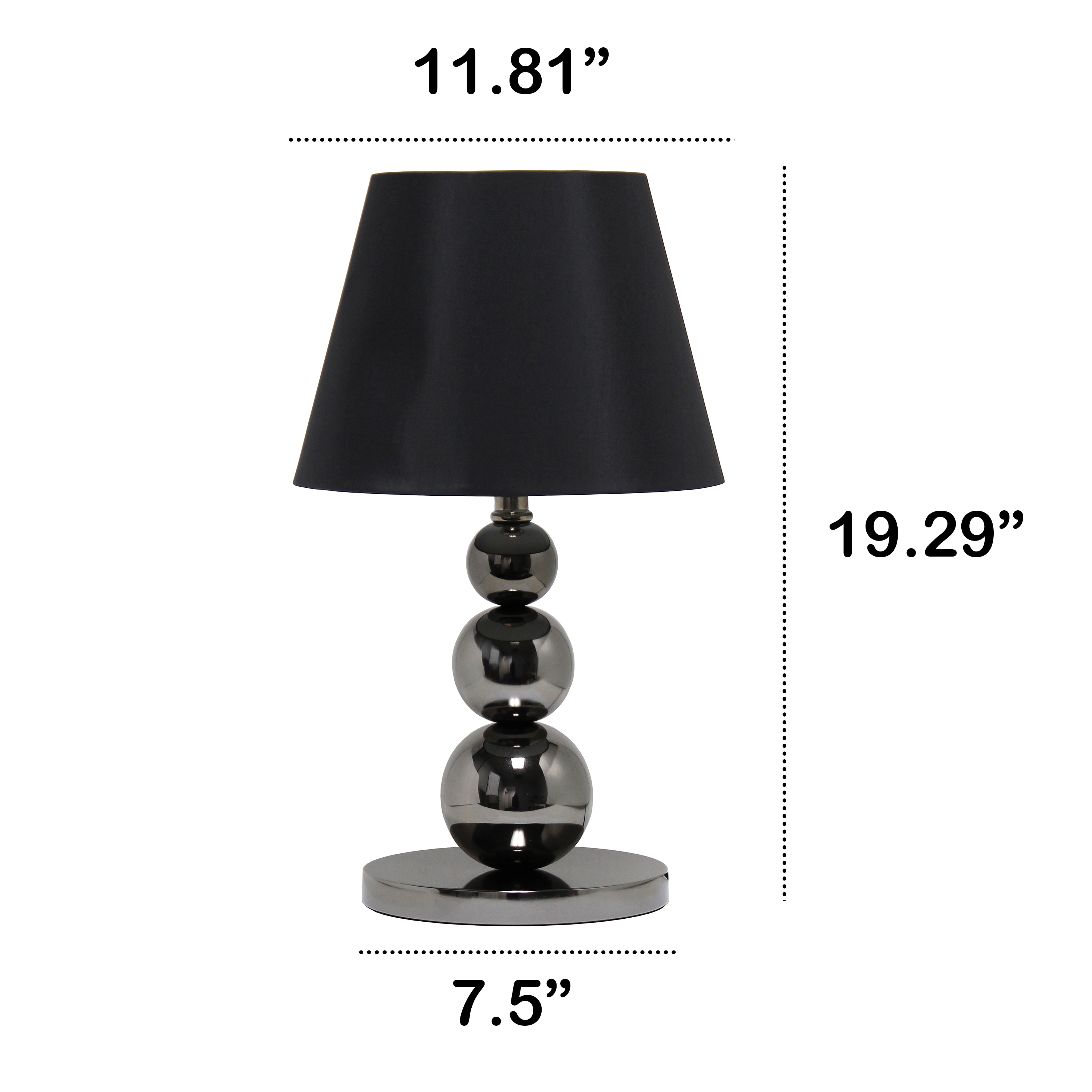 Lalia Home LHT-3021-BK Table-Lamps - View #3