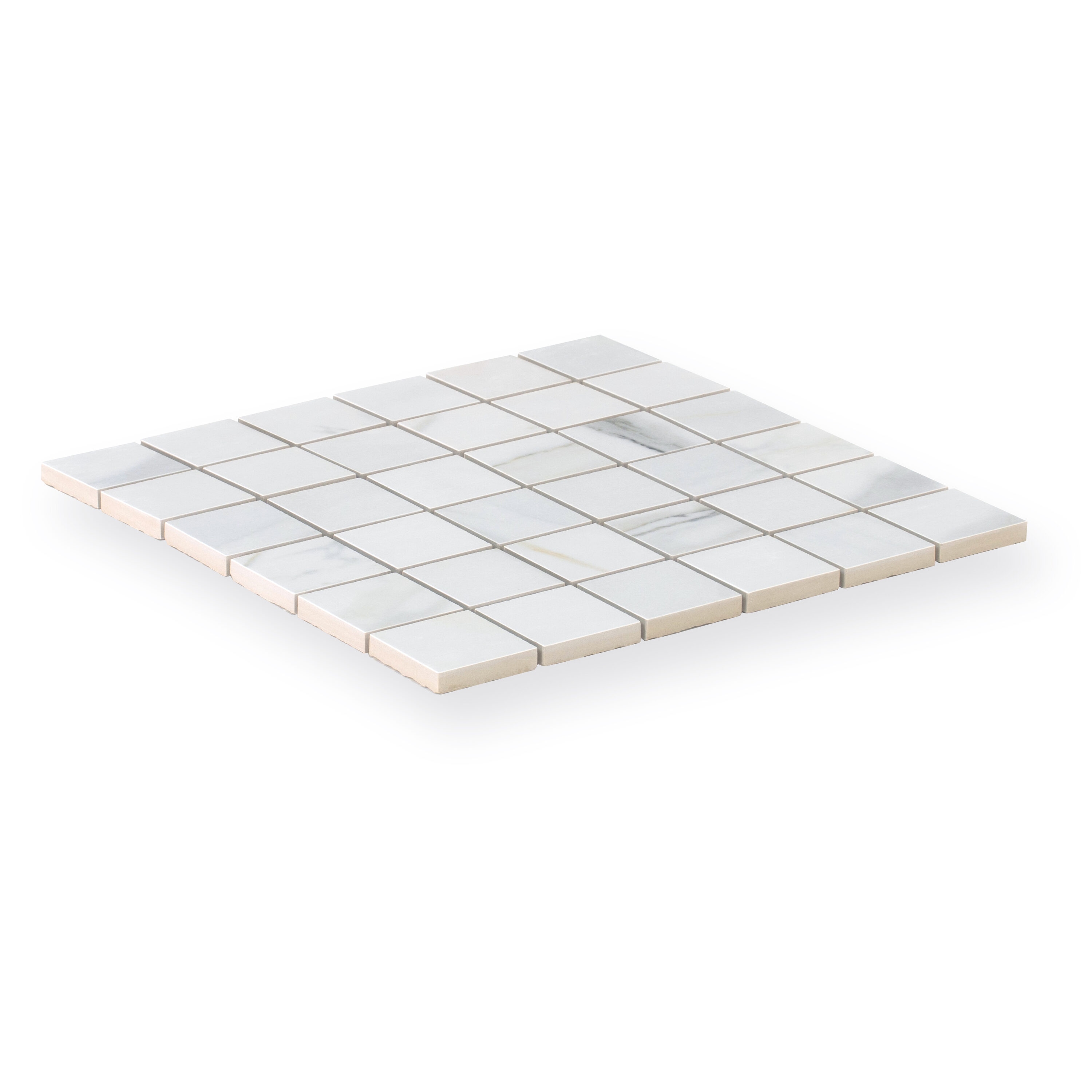 Splendor Matte White Porcelain Mosaic Tile Sheet