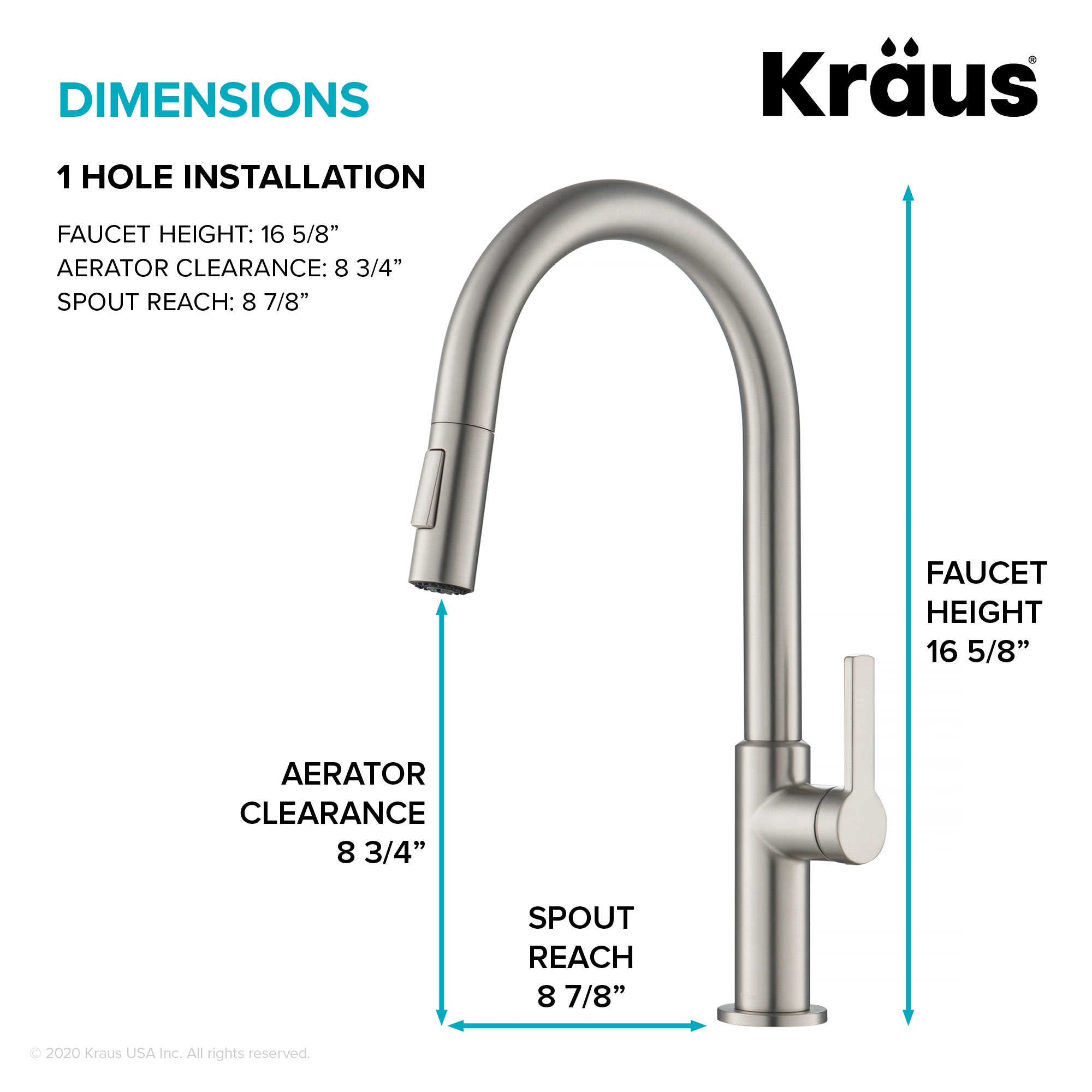 Kraus KPF-2820SFS Kitchen-Faucets - View #5