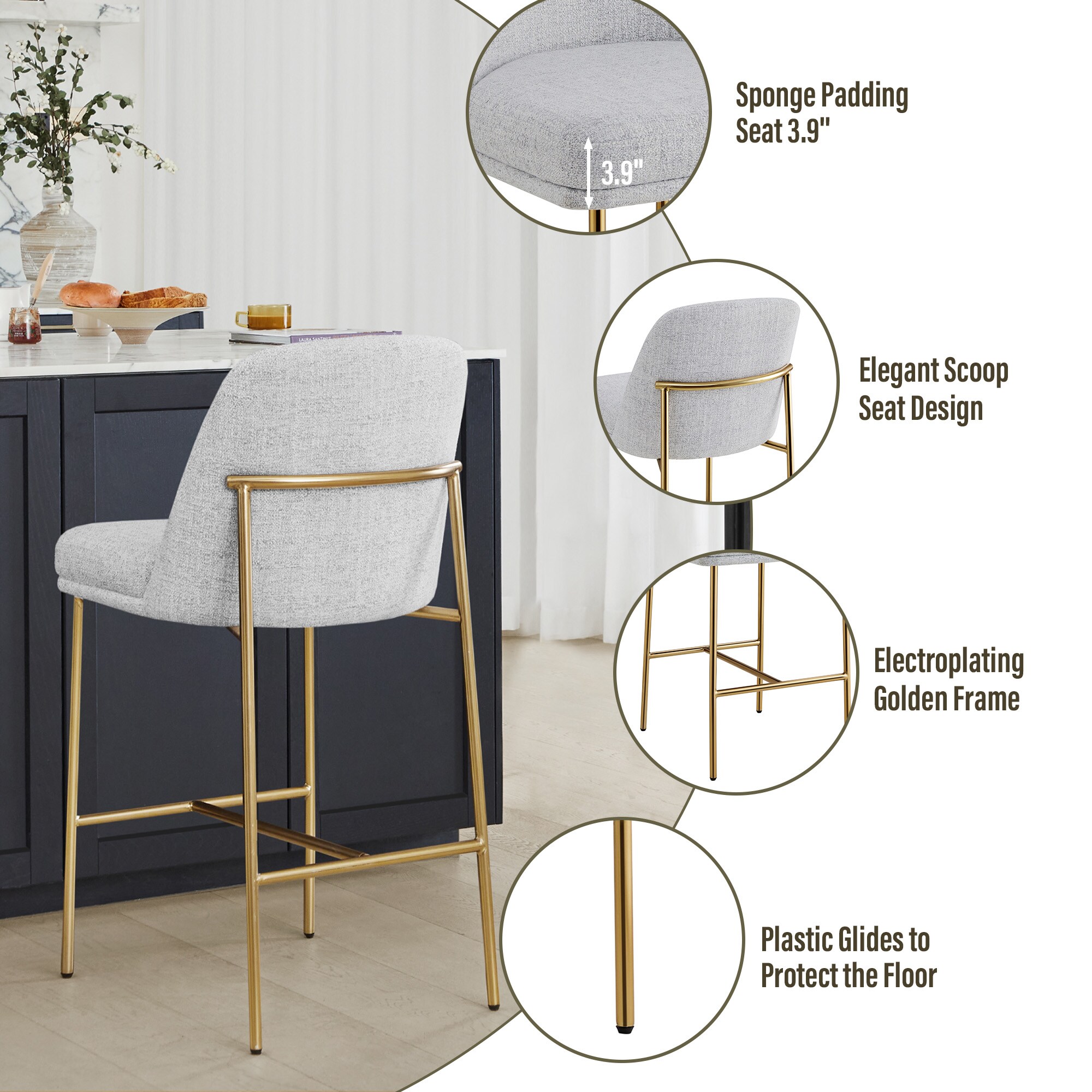 Circle 55 LWSY2018-A303 stools - View #2