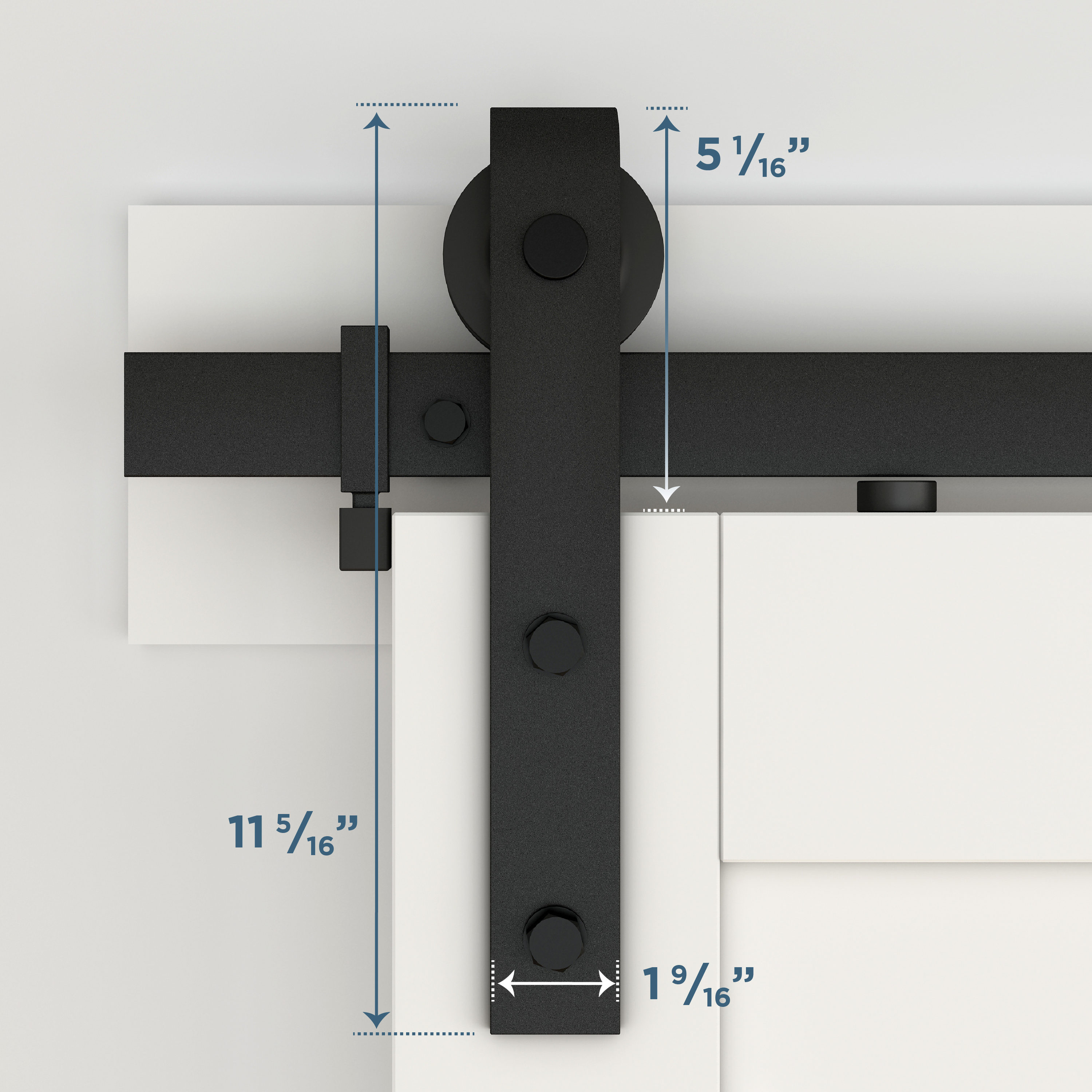 National Hardware N700-003 Barn-Door-Roller-Kits - View #8