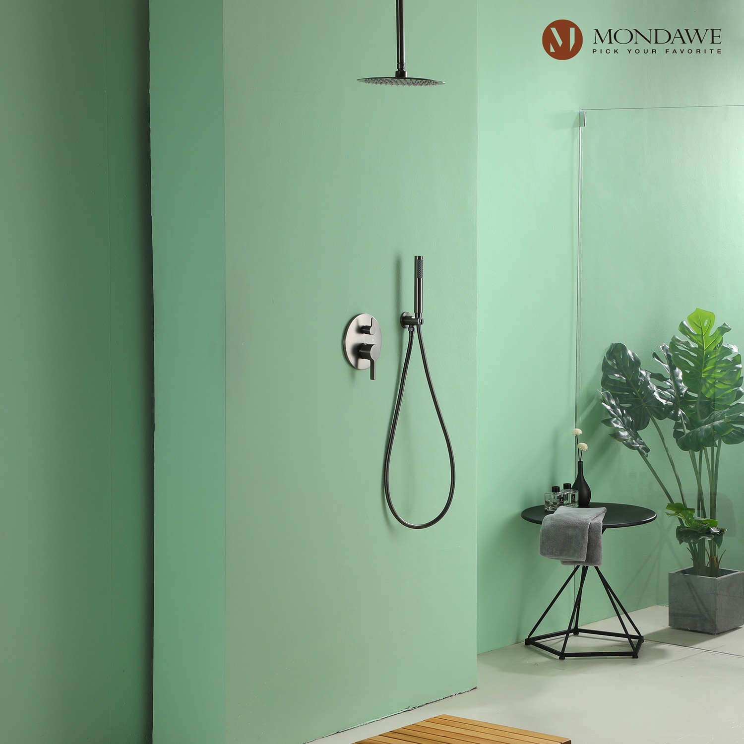 Mondawe AM-S133AC-10GB Showerhead-Bar-Panels - View #6