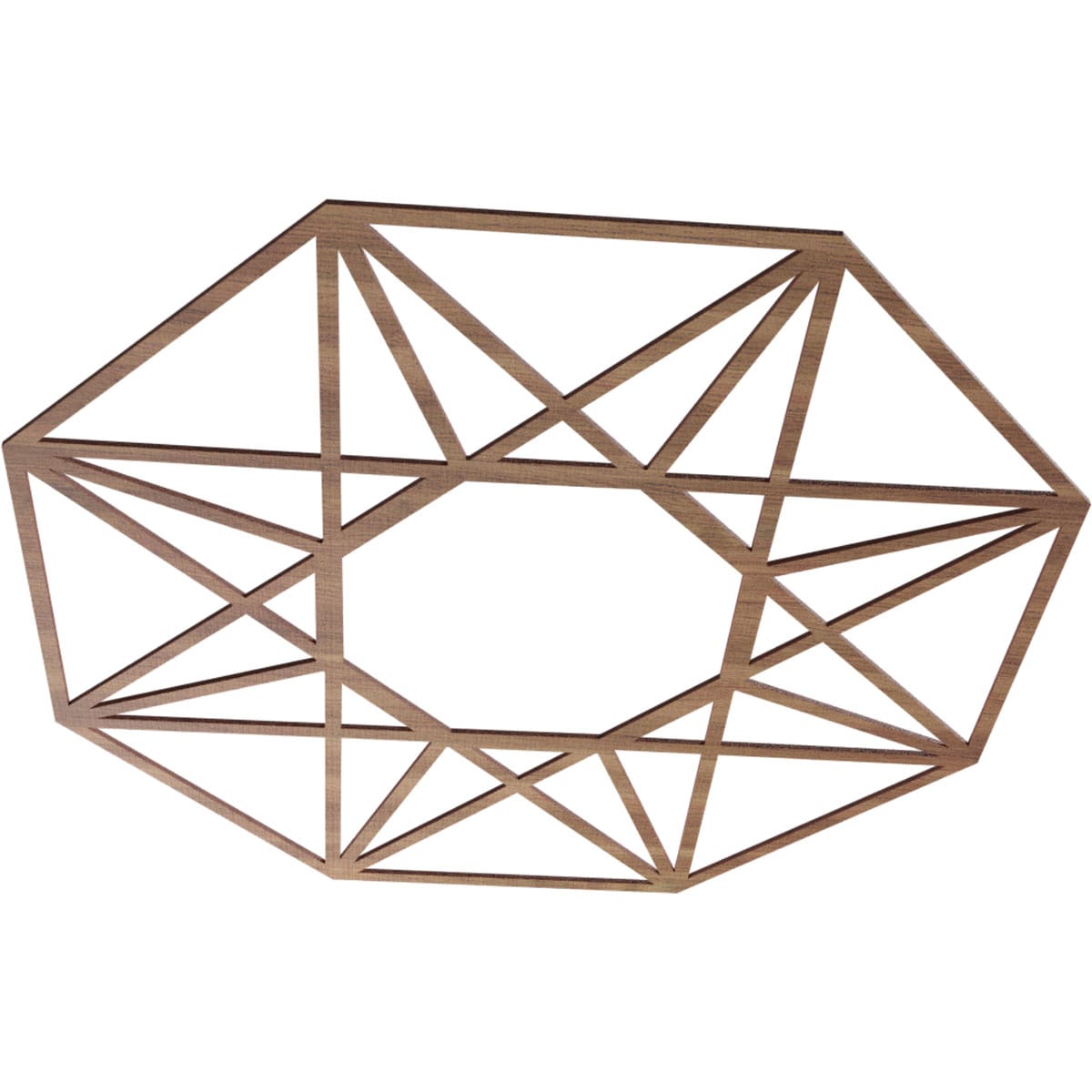 Ekena Millwork CMWP40X40X0375GDWA Ceiling-Medallions - View #2