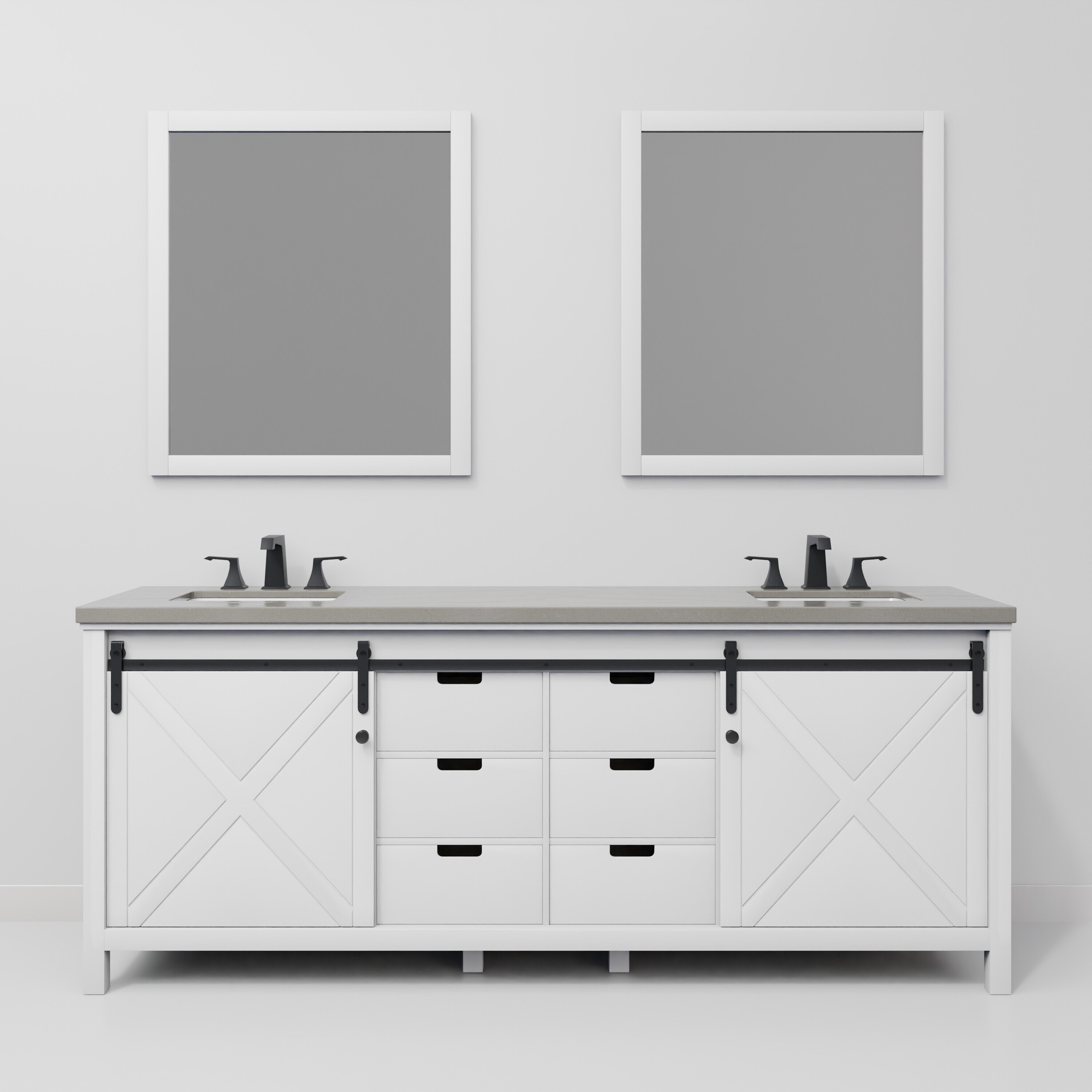 Lexora LM342284DAASM34F Bath-Vanity-Combo - View #5