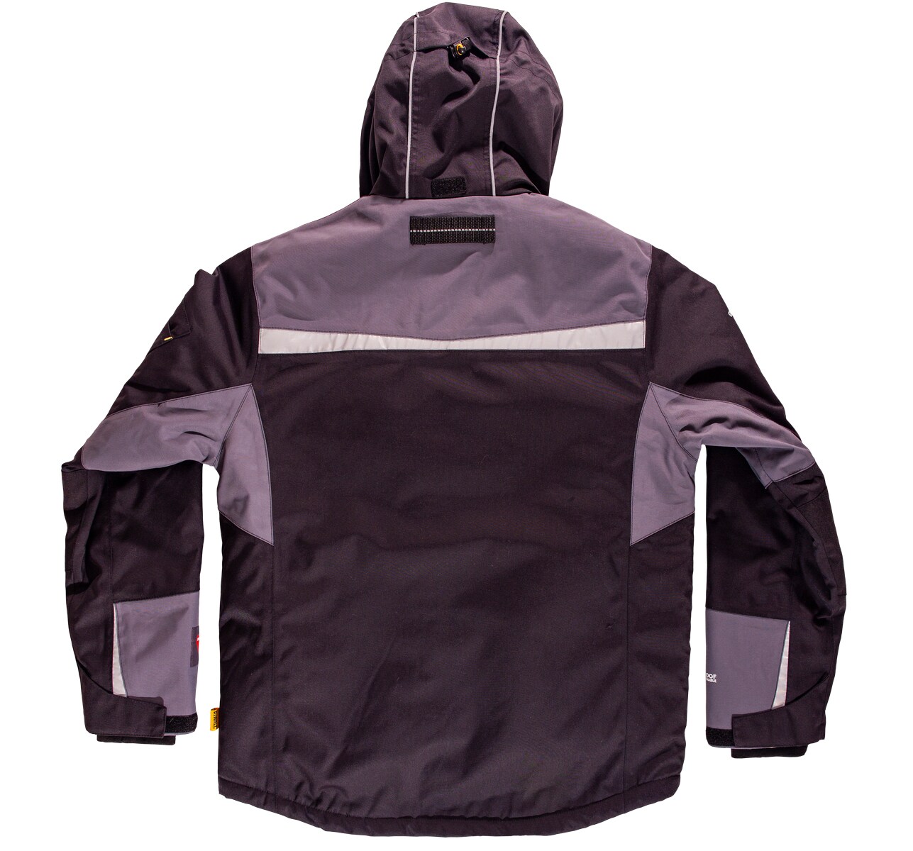 DEWALT Men's Black Twill Hooded Insulated Work Jacket (Large) at 