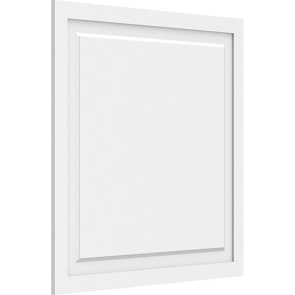 Ekena Millwork WALP34X34X062HAR 34-in x 34-in Smooth Paintable/Stainable White PVC Fretwork Wall Panel (