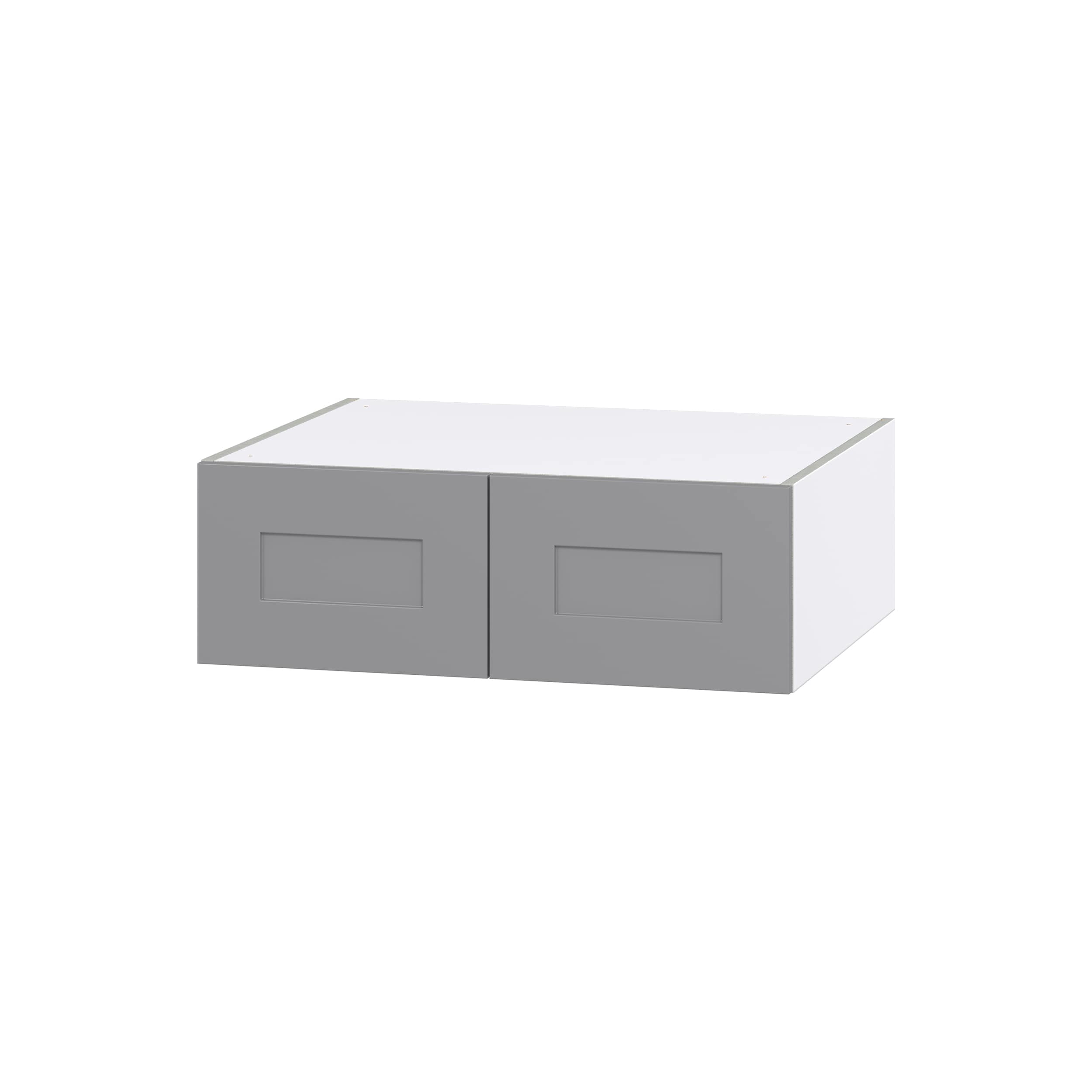 Hugo&Borg DSW301024-BM Beaumont 30-in W x 10-in H x 24-in D Slate Gray Wall Fully assembled Cabinet (Flat Panel Shaker)
