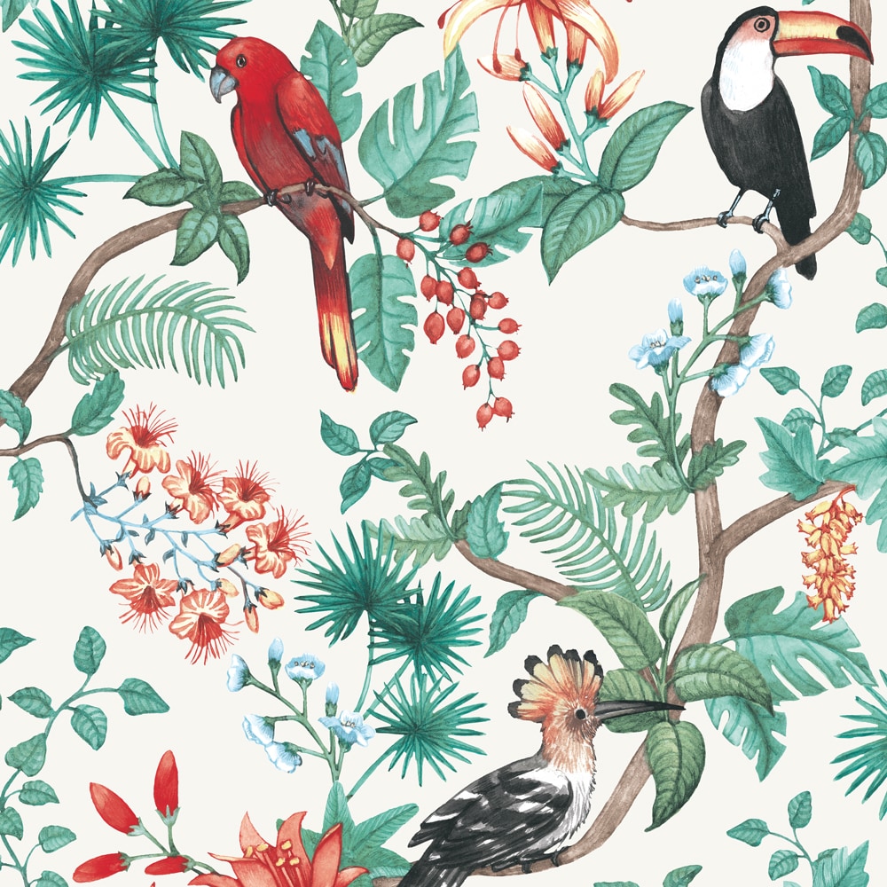 Chinoiserie With Birds Peel and Stick Wallpaper  Paperbird