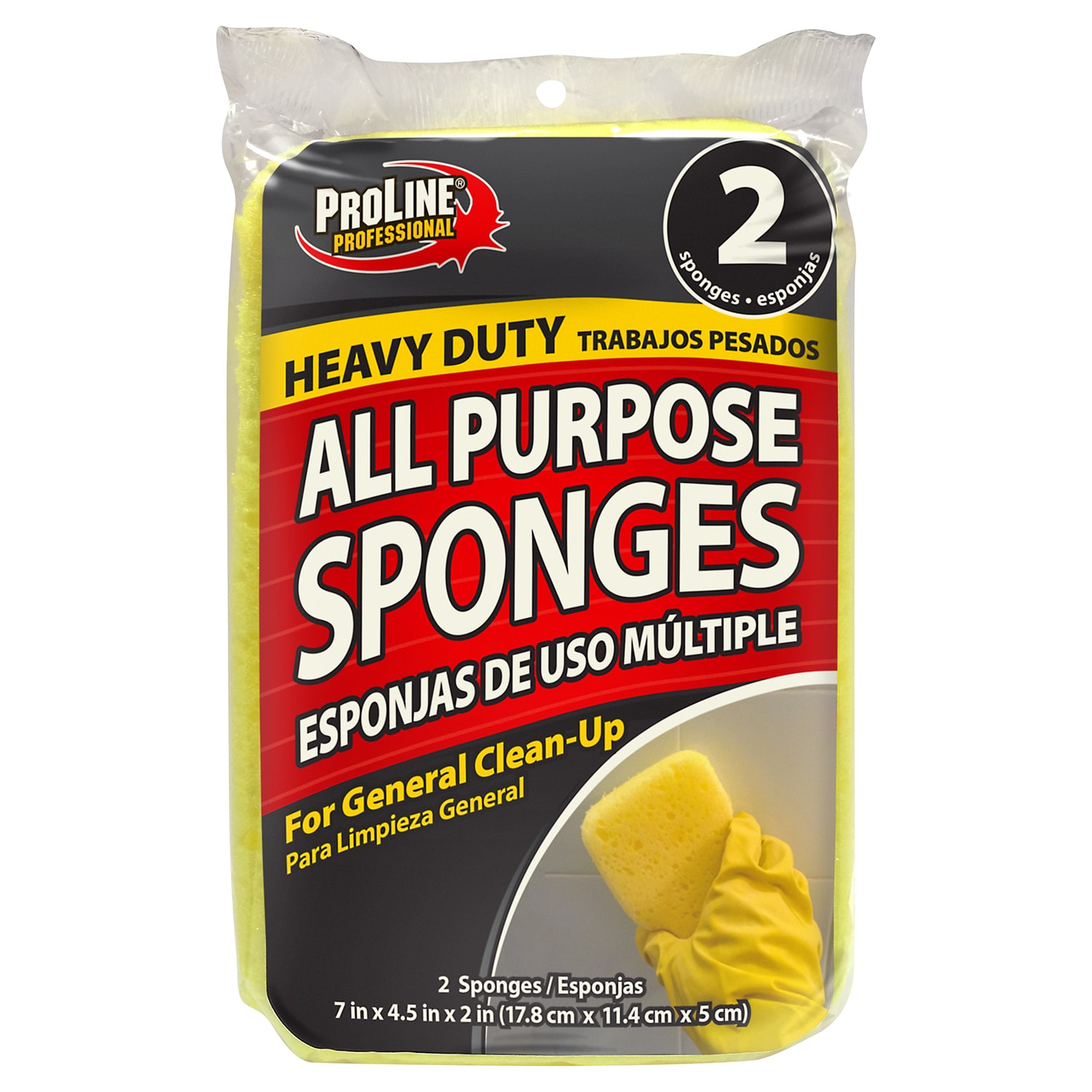 Scouring sponge soft/rough (x2)