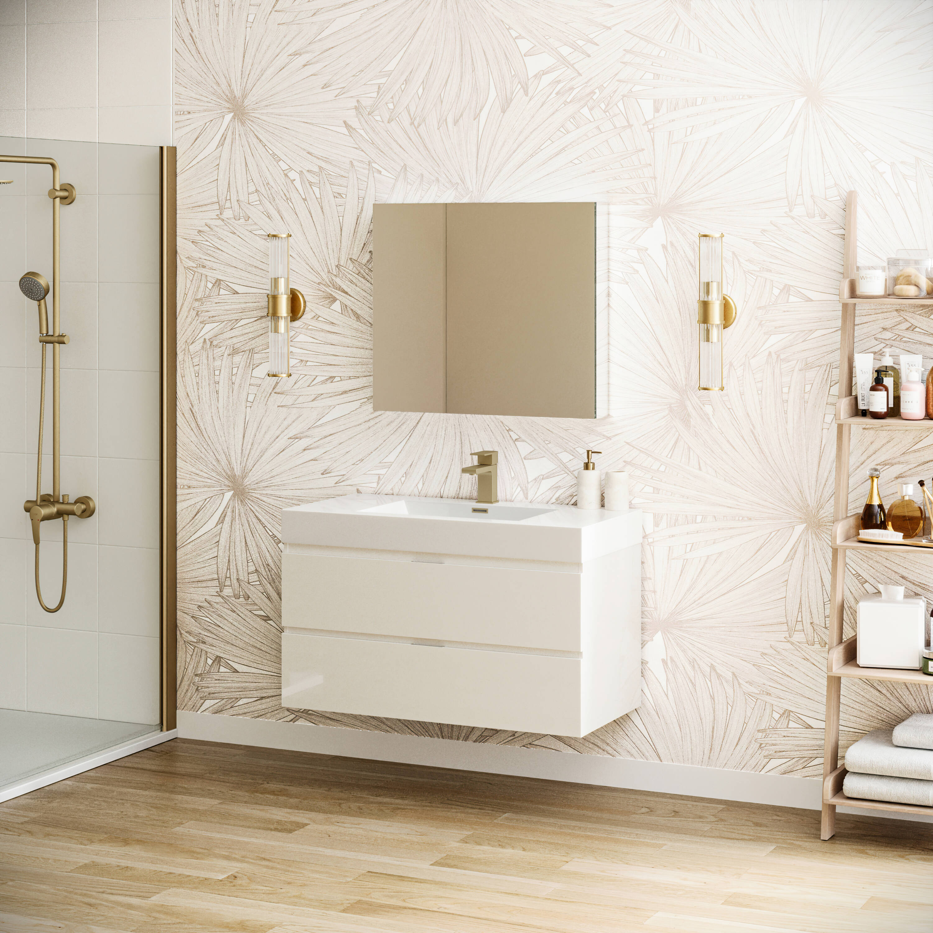 Fresca FVN8342WH Bath-Vanity-Combo - View #5