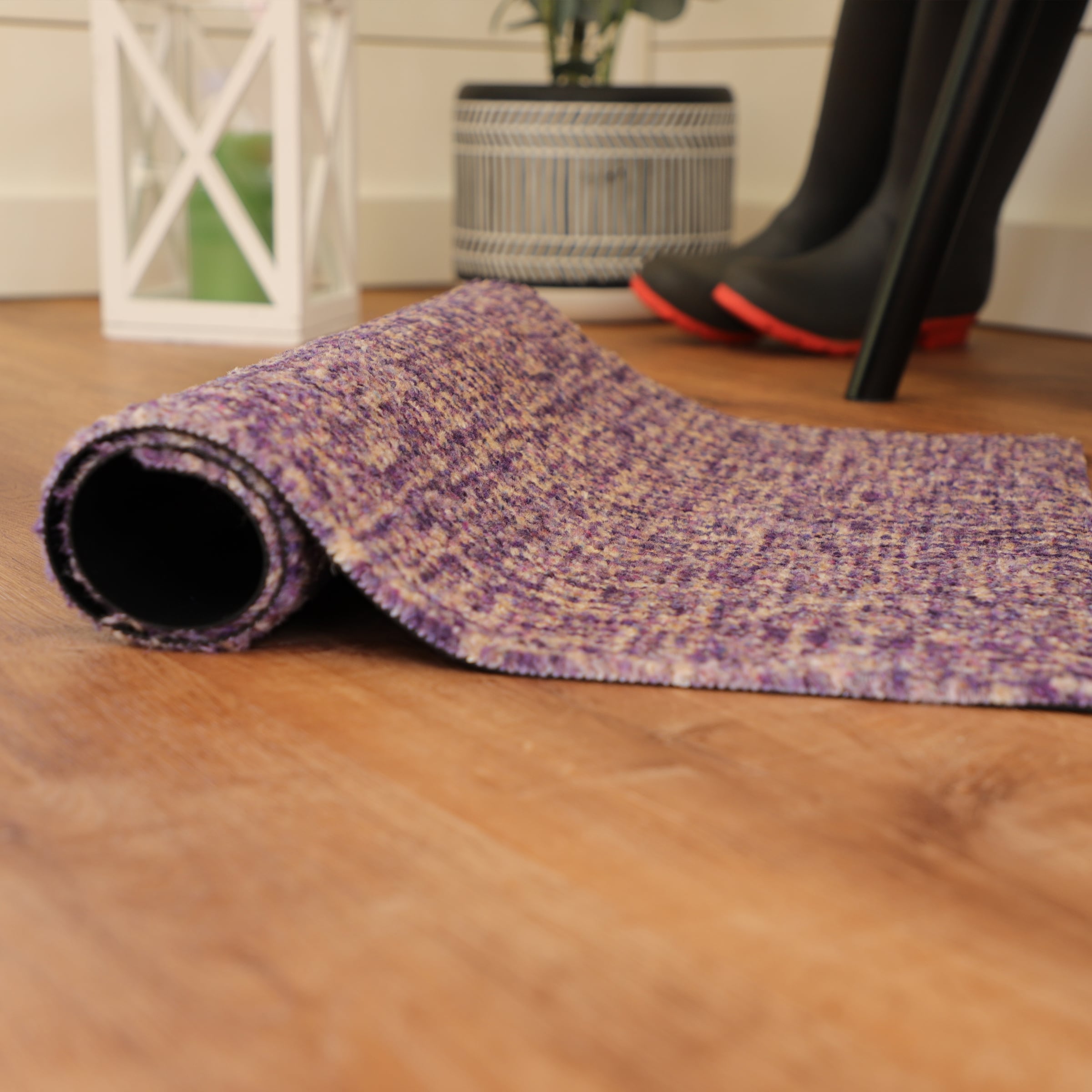 Jute Yoga Mat - Purple