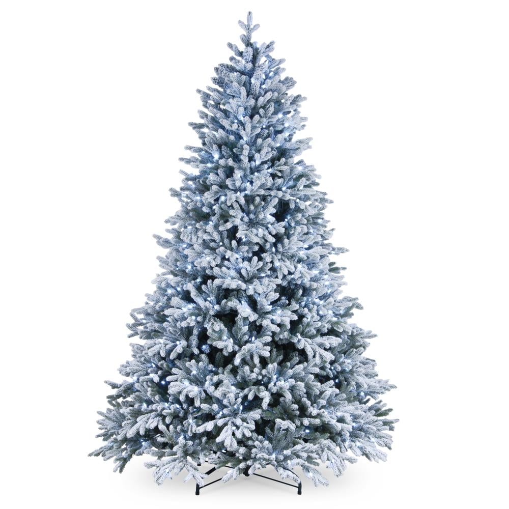 National Tree Company PEHM2-300S-75 7.5-ft Spruce Pre-lit Artificial Christmas Tree with LED Lights