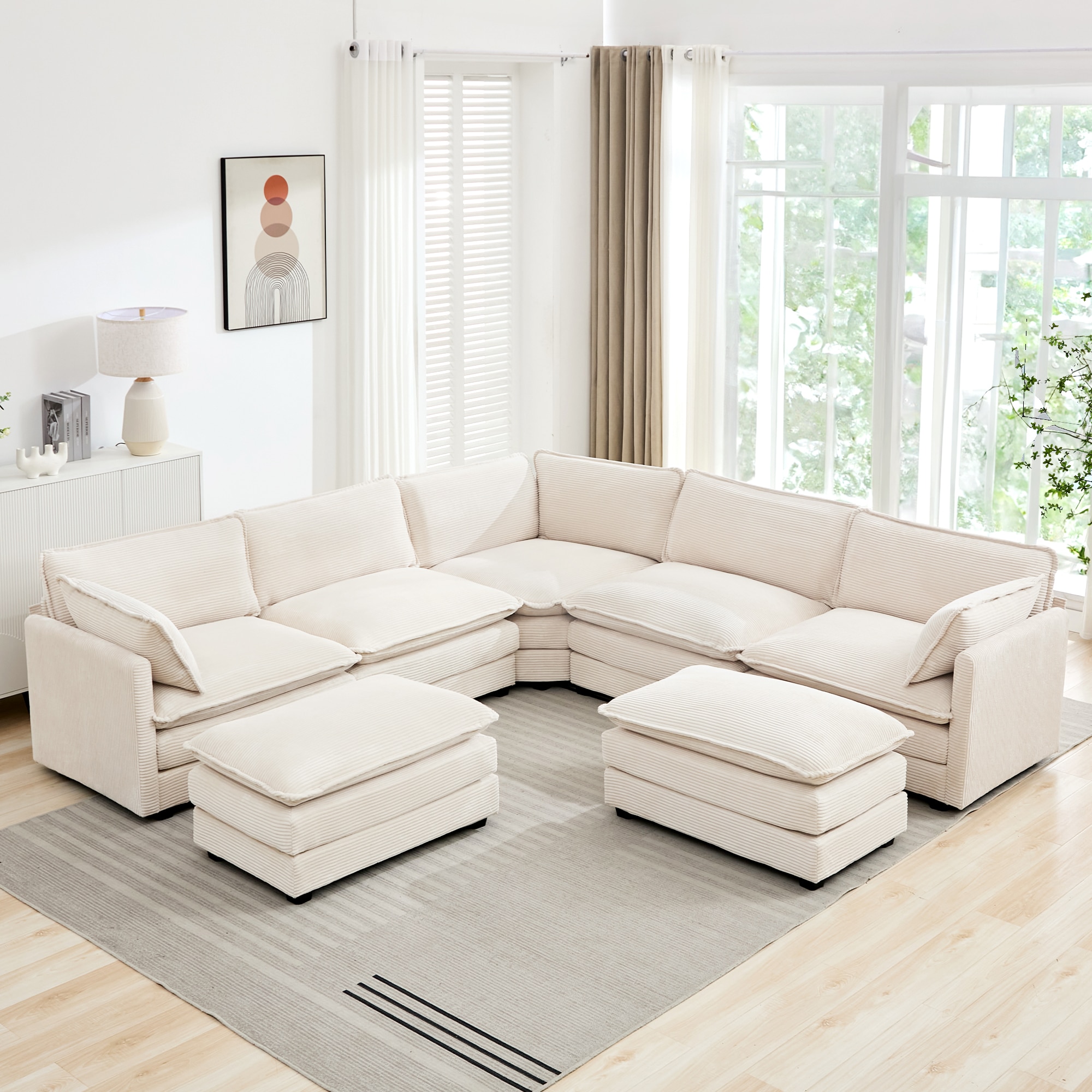 JEAREY HNBYZTY-RED Sofas-Loveseats - View #2