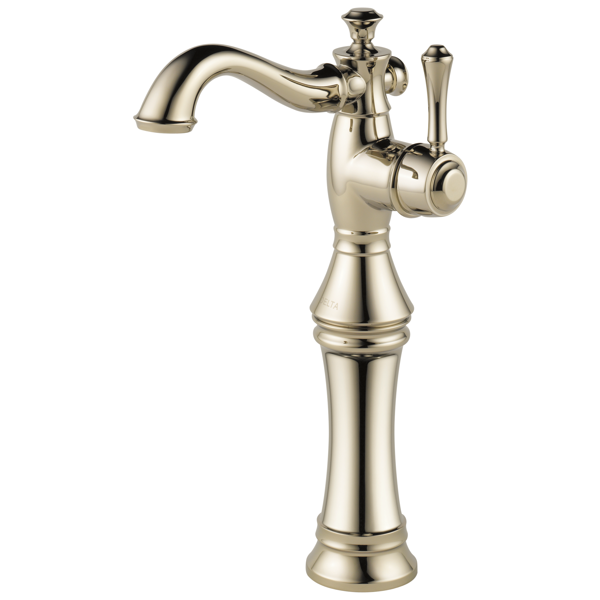 Delta 797LF-PN Cassidy Polished Nickel Vessel 1-handle WaterSense High-arc Residential Handle Bathroom Sink Faucet