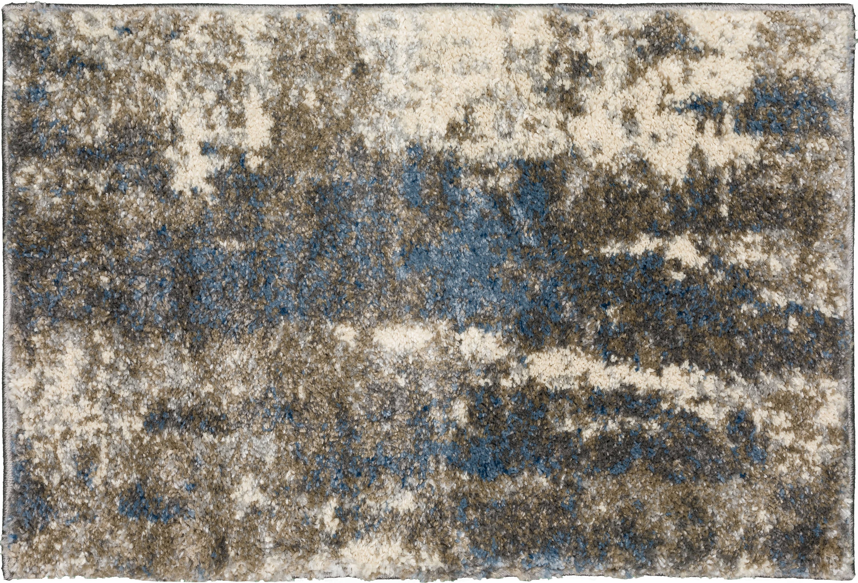 Addison Rugs ABK36GR20X30 Barkley 2 x 3 (ft) Polypropylene Grey Rectangular Indoor Abstract Bohemian/Eclectic Throw rug