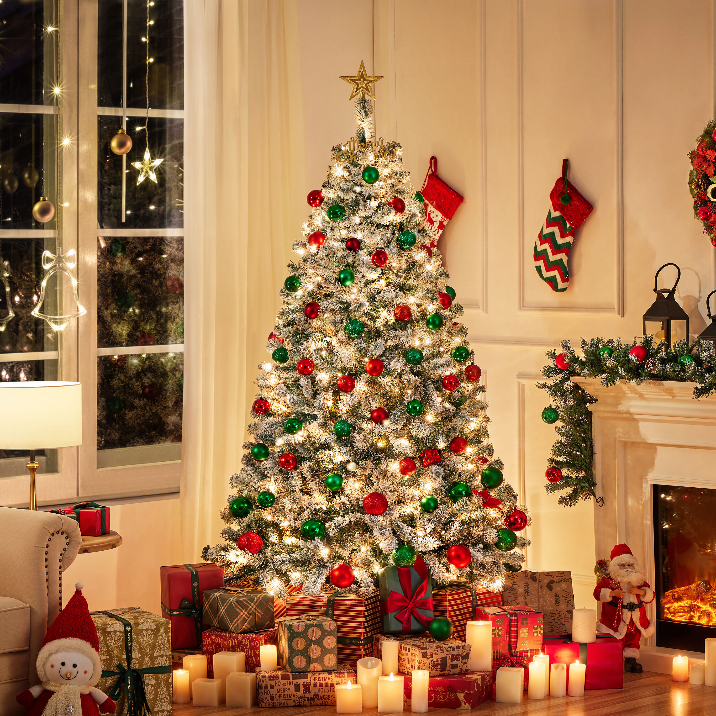 Yaheetech LSGUT00001 Artificial-Christmas-Trees - View #7