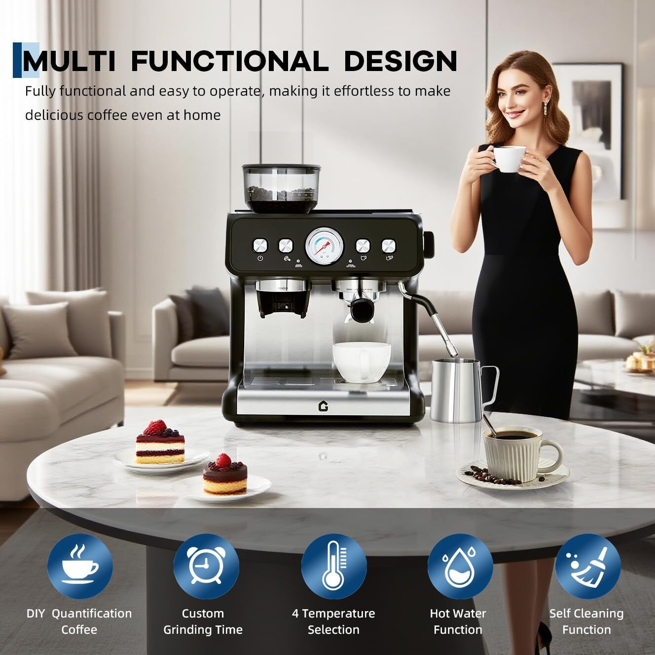Garvee GGL-PHO-34YPLBHR Espresso-Machines - View #6