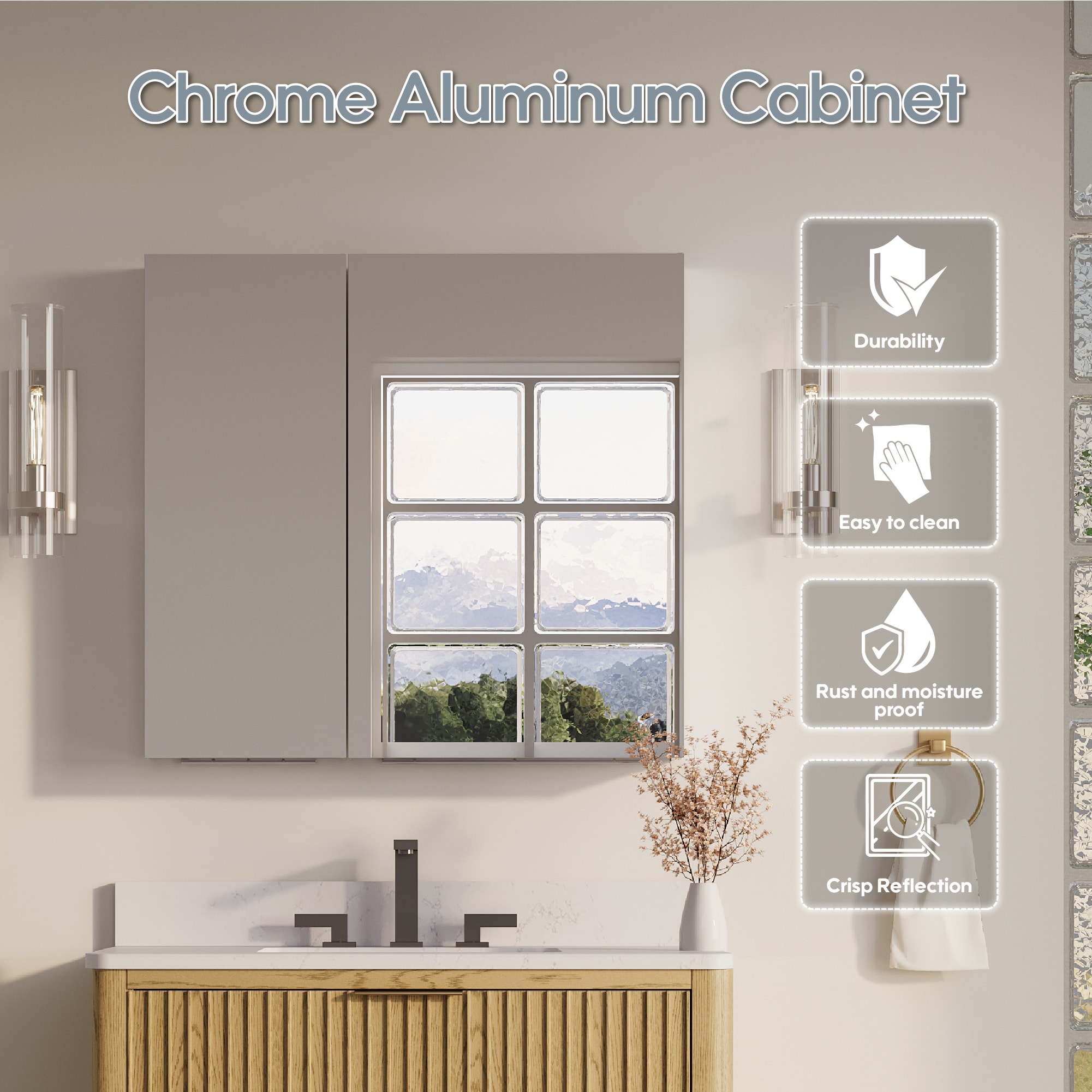 CALVON HMCA3230L Bathroom-Medicine-Cabinets - View #3