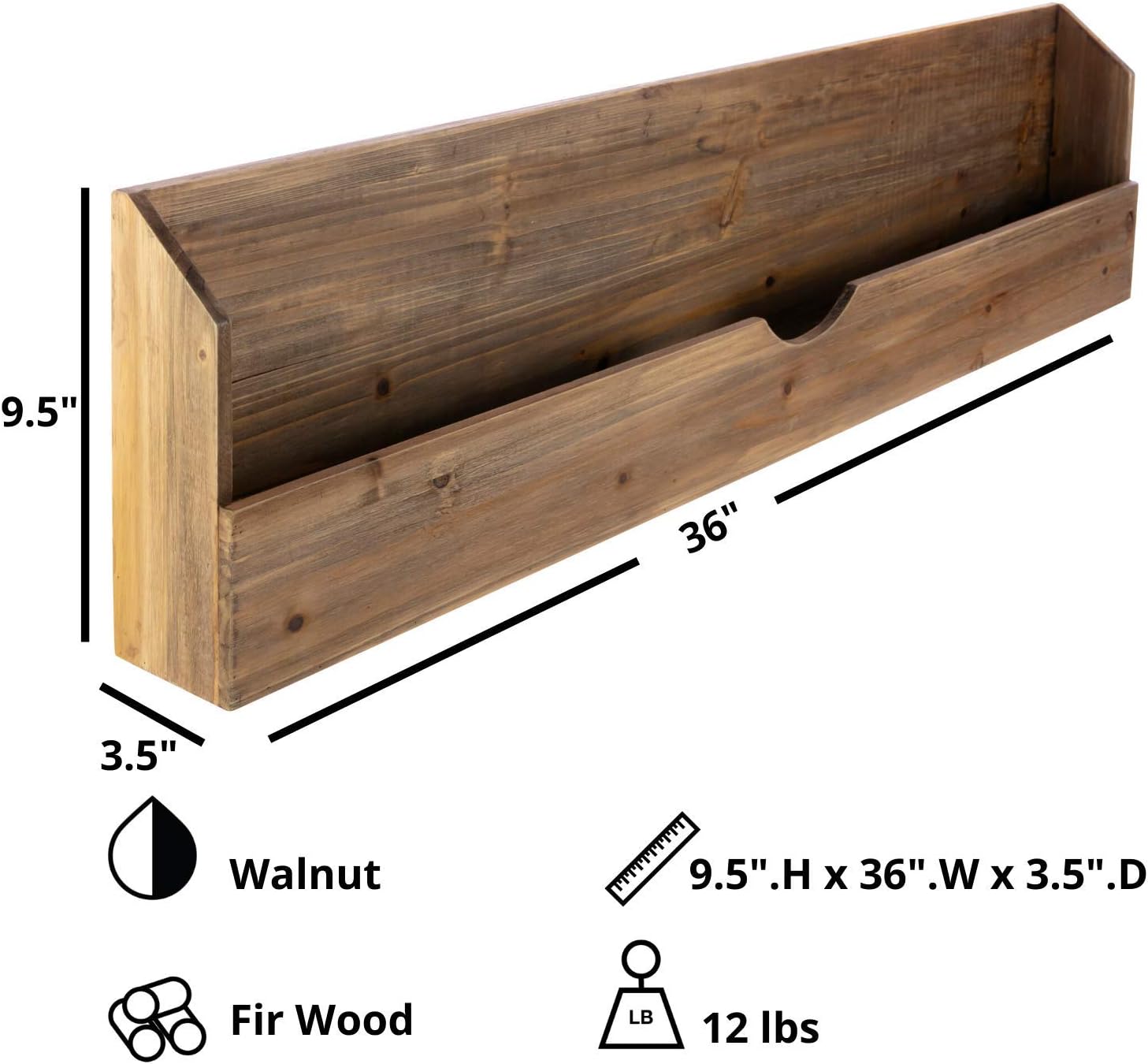 Kiera Grace FN00641-7INT Wall-Mounted-Shelving - View #4