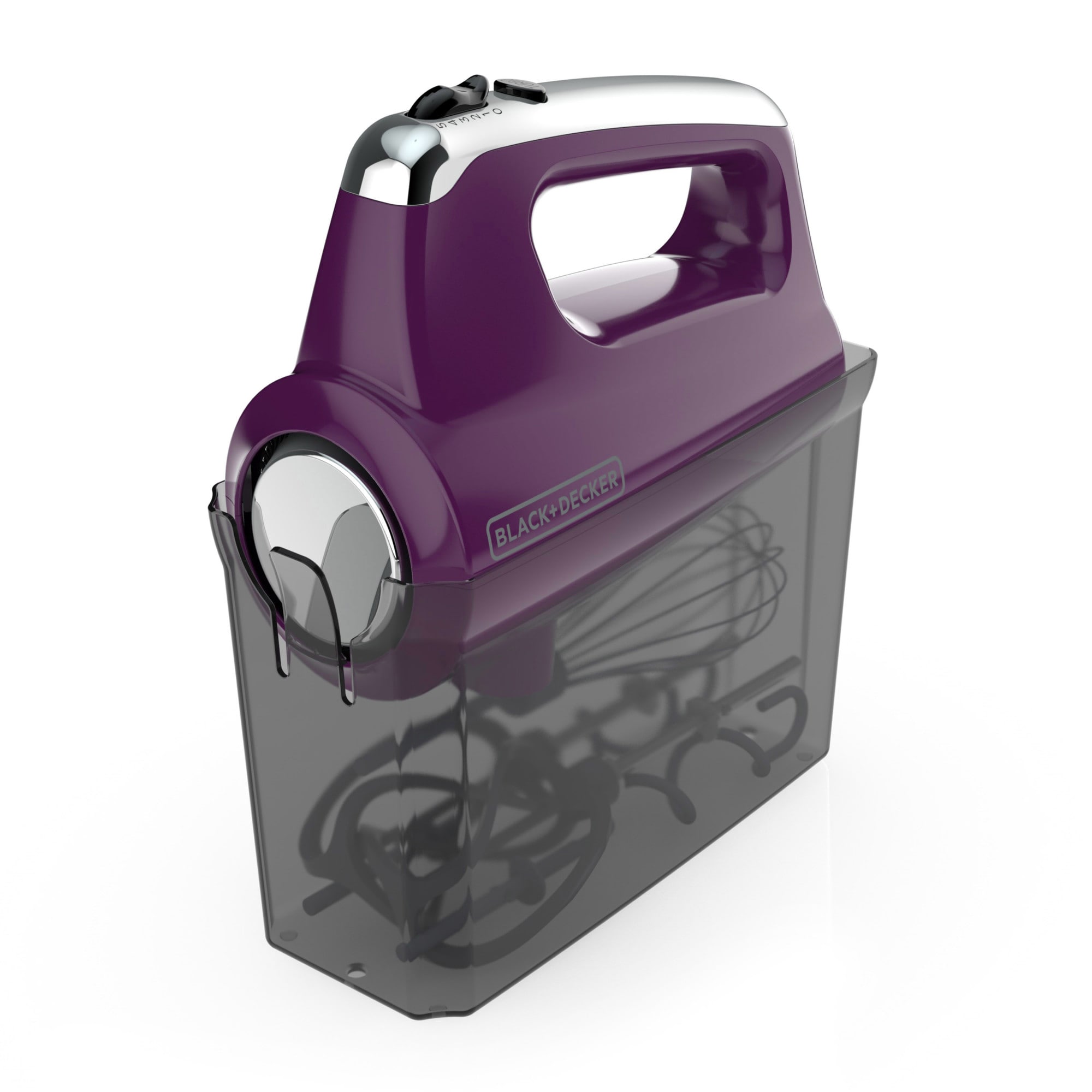 Black & Decker Helix Performance Premium 5-Speed Hand Mixer, Purple