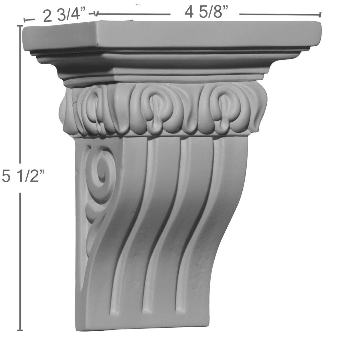 Ekena Millwork COR05X02X05DU corbels - View #2