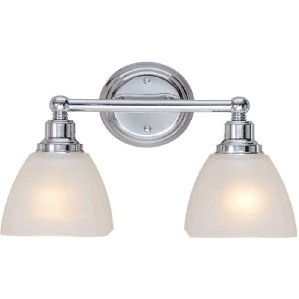 Craftmade Bradley 14.5-in 2-Light Chrome Traditional Vanity Light in ...