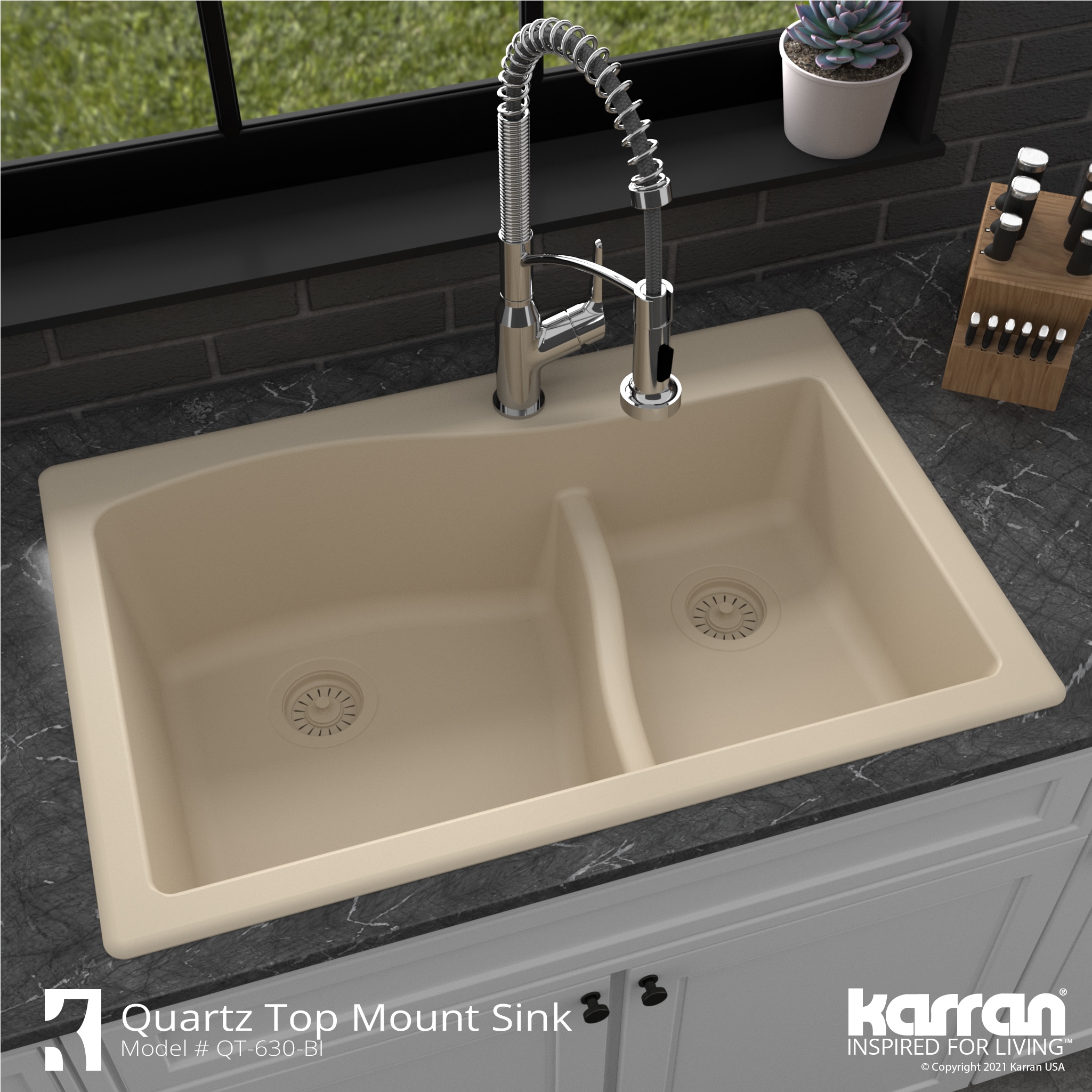 Karran QT-630-BI Kitchen-Sinks - View #6