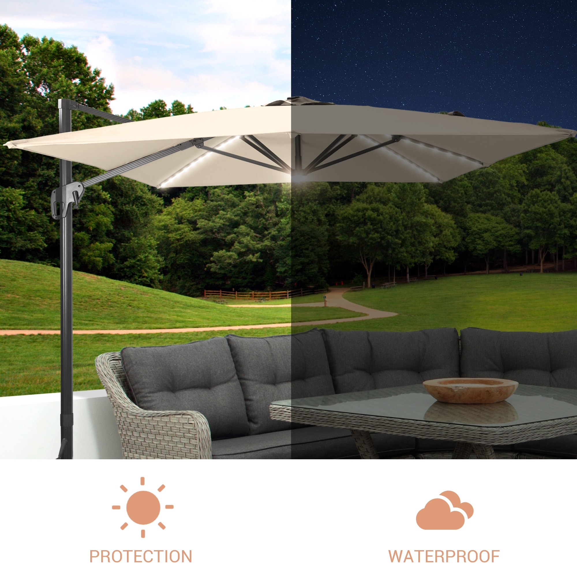 ACEGOSES LW-1159SD-LED Umbrellas-2 - View #2