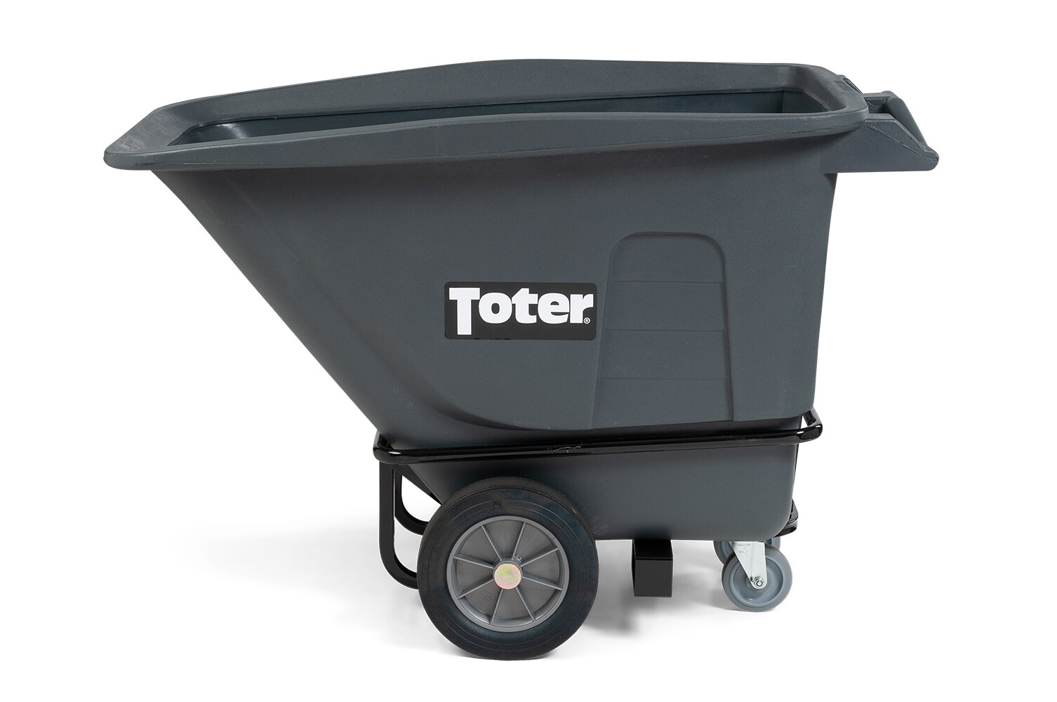 Toter 1/2 Cubic Yard 1,200 lbs. Capacity Heavy Duty Tilt Truck - Gray ...