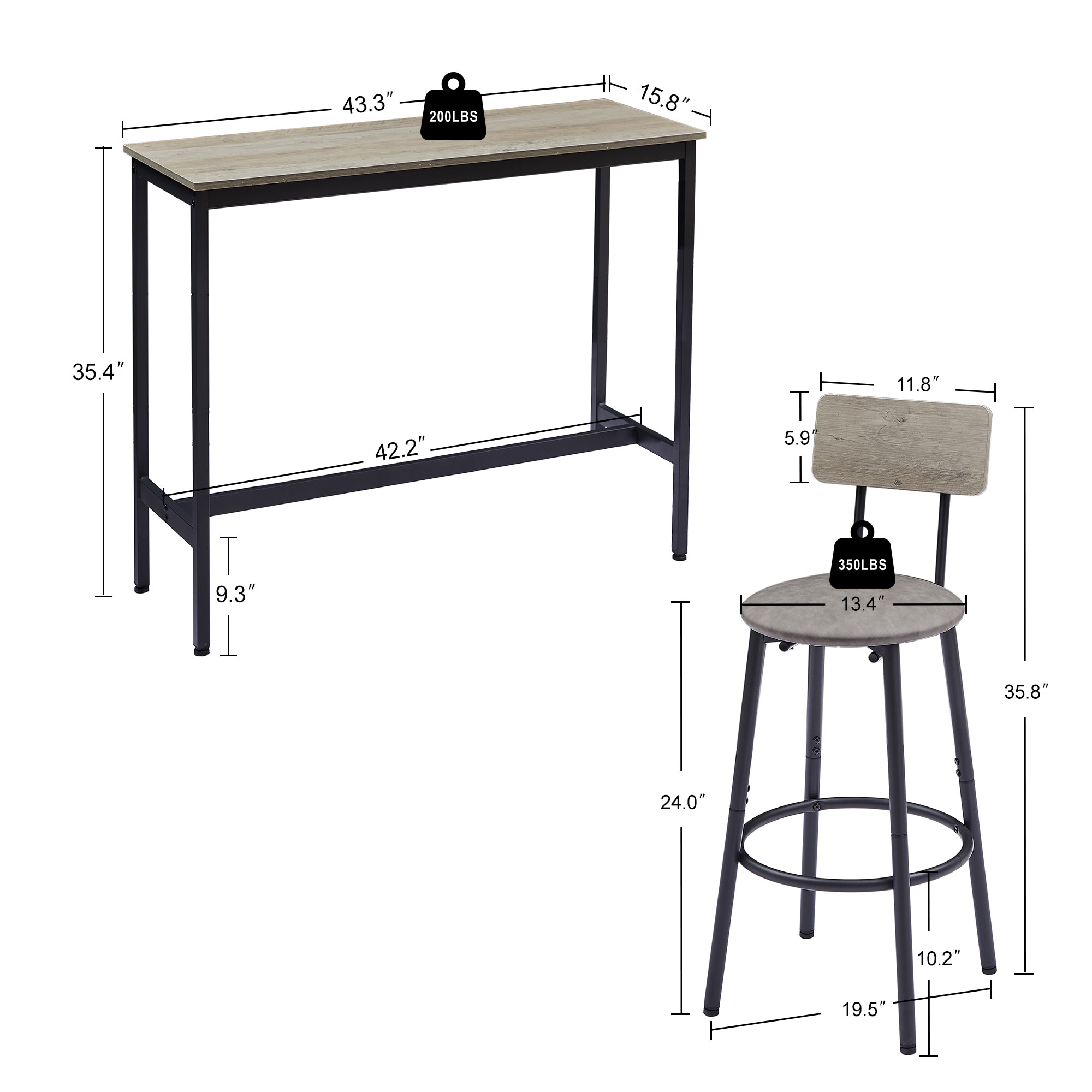 Tinyhomie LW-WEM-3956 Dining-Sets - View #8