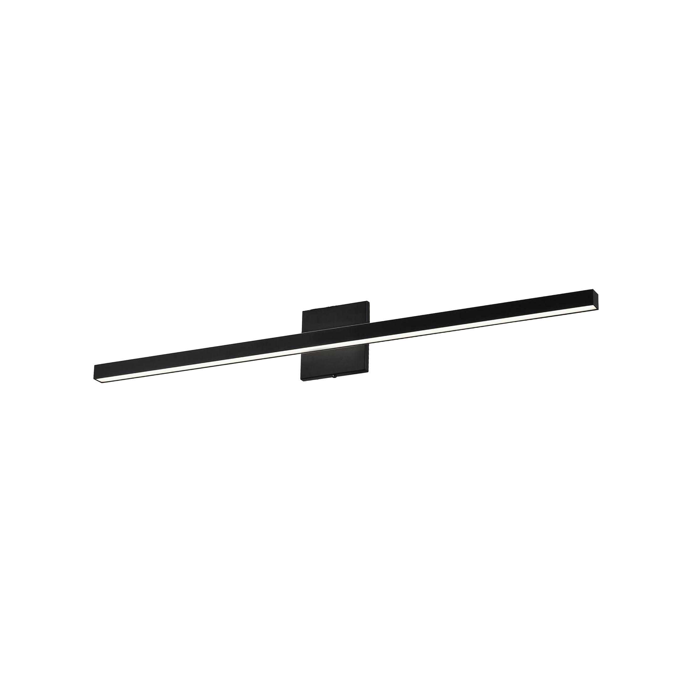Dainolite ARL-3724LEDW-MB Arandel 1.5-in 1 -Light Matte Black Integrated LED Modern/contemporary Vanity light