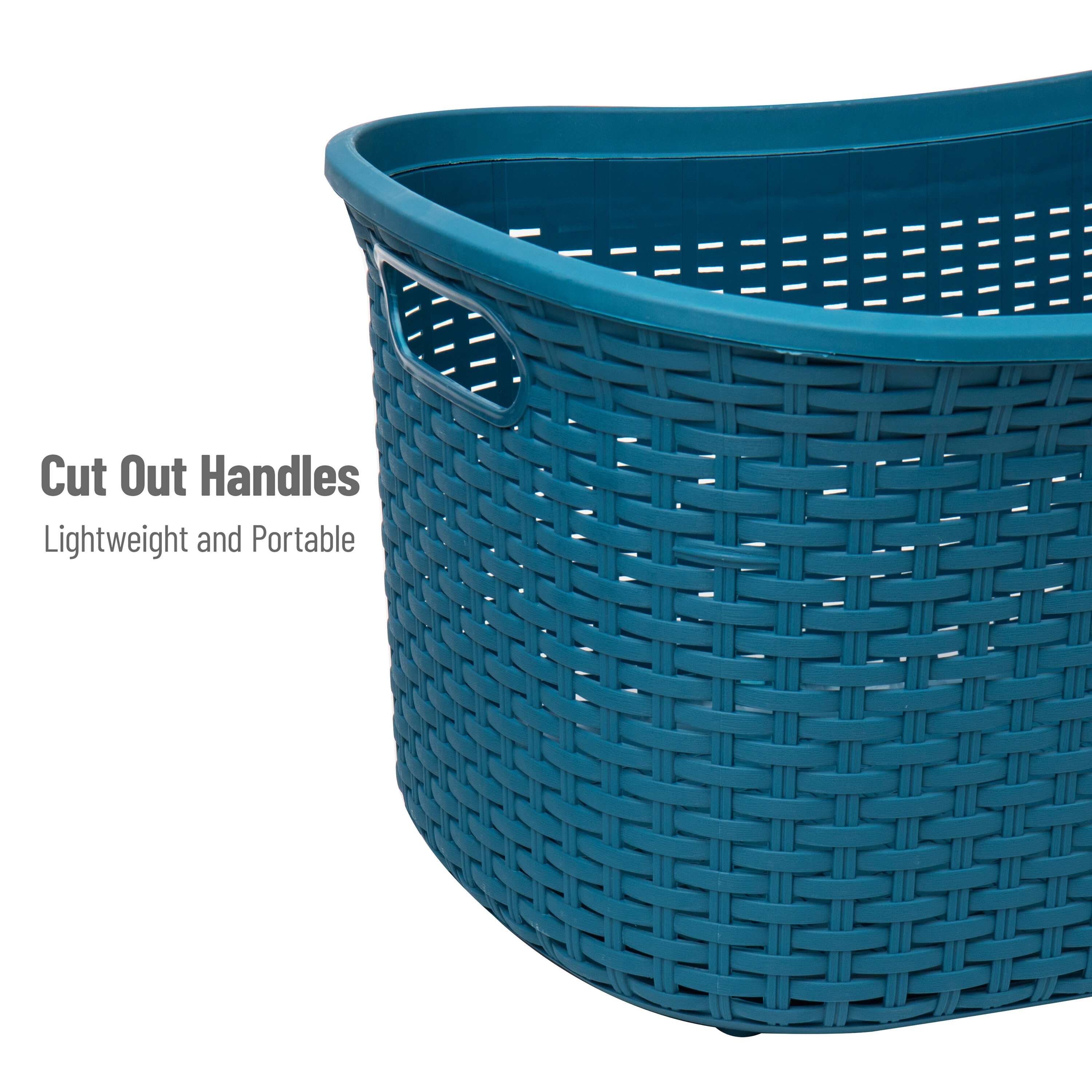 Mind Reader 40LBASK-BLU Hamper-Baskets - View #4