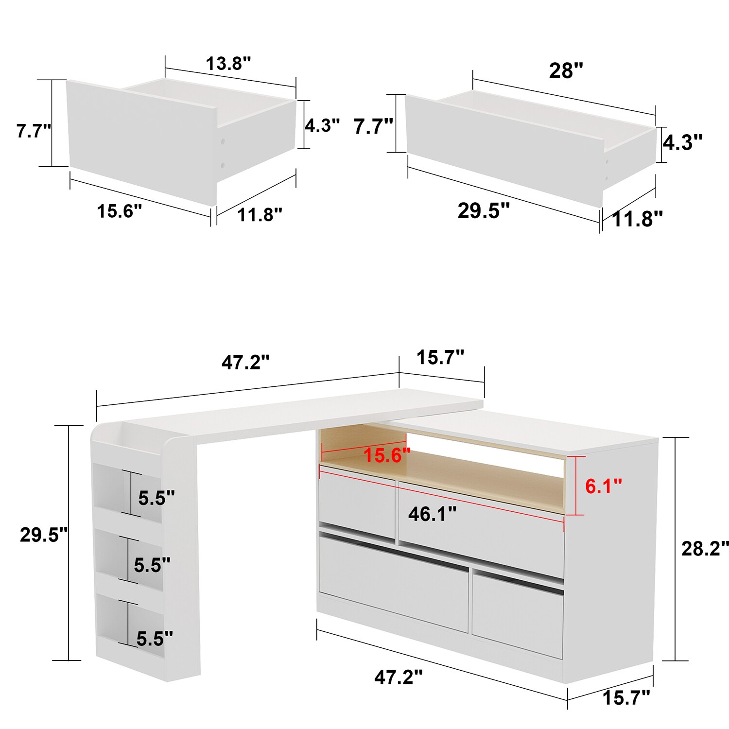 FUFU&GAGA KF150185-01 Bedroom-Vanities - View #12